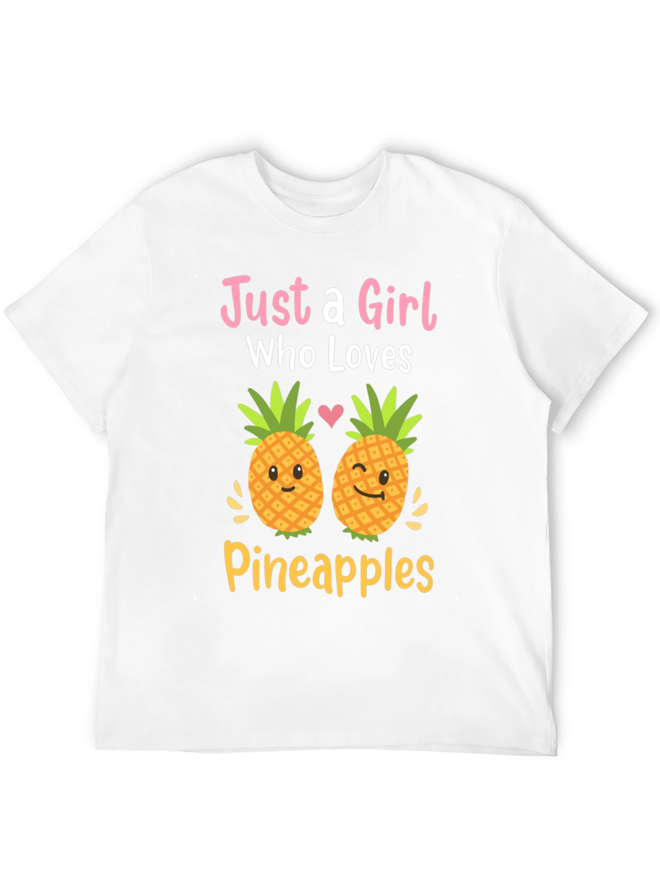 Just a Girl Who Loves Pineapples Graphic Tee