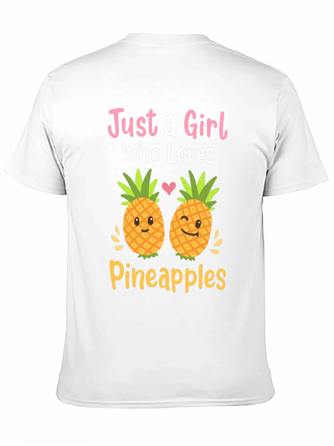 Just a Girl Who Loves Pineapples Graphic Tee