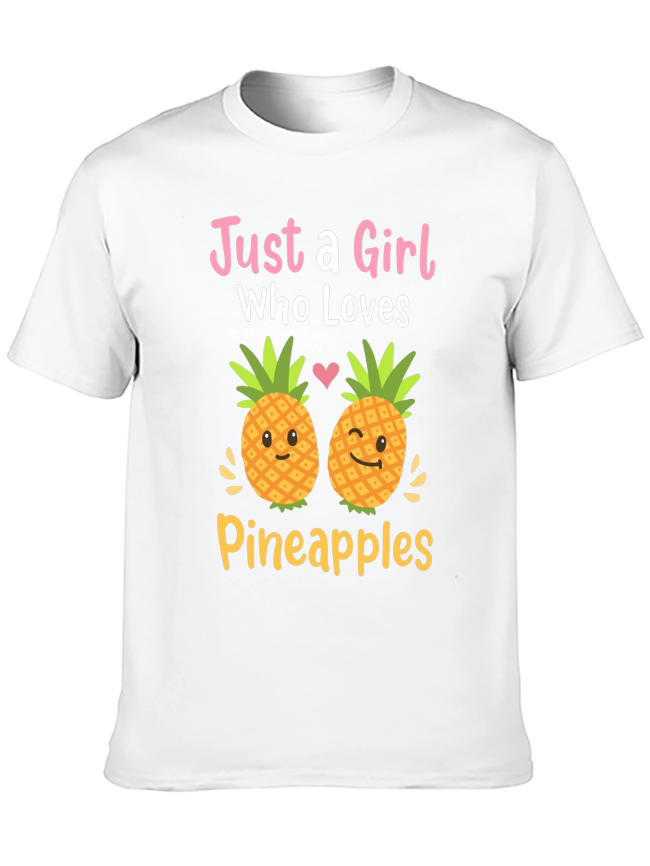 Just a Girl Who Loves Pineapples Graphic Tee