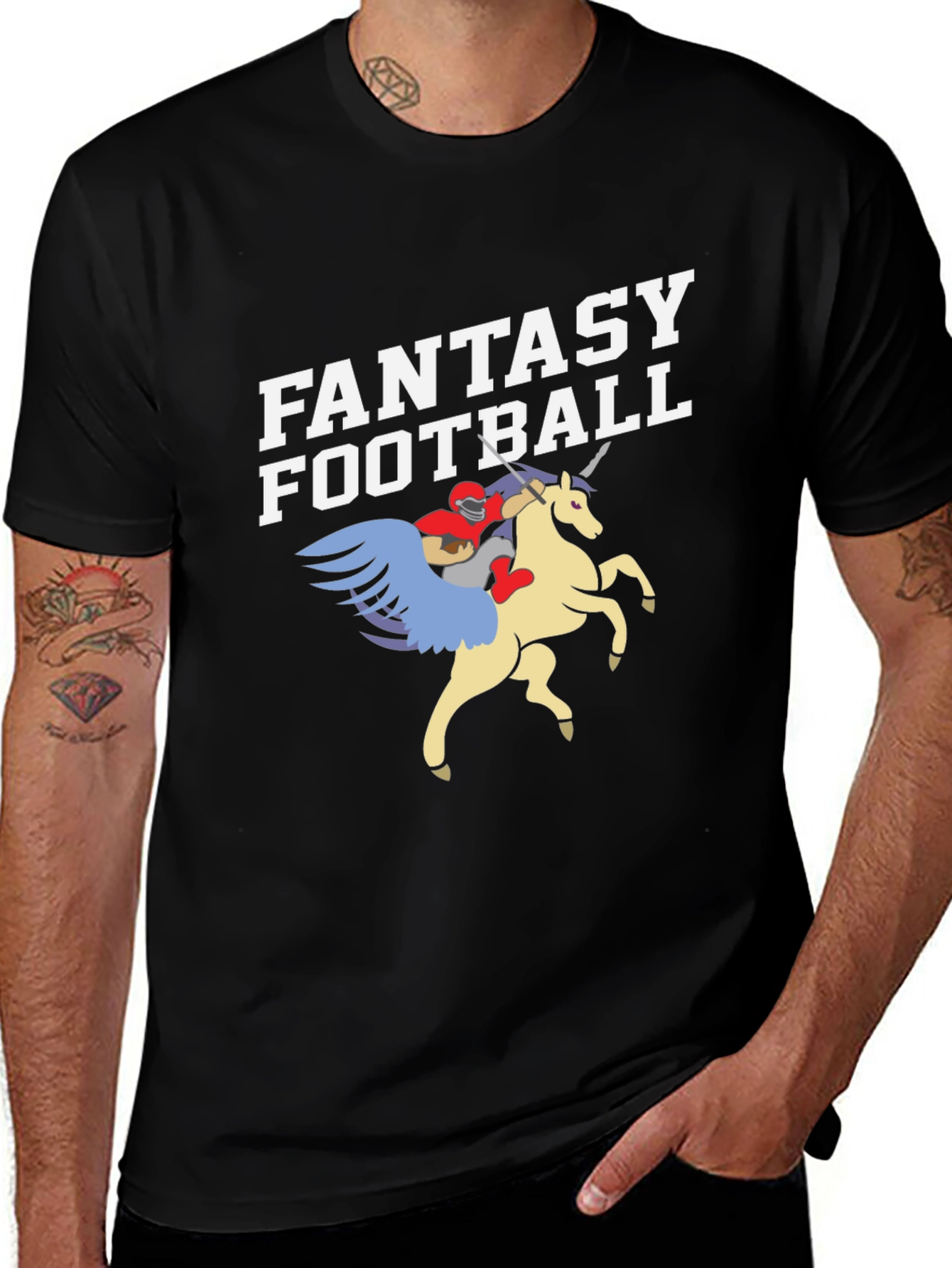 Fantasy Football T-Shirt: Unicorn Rider