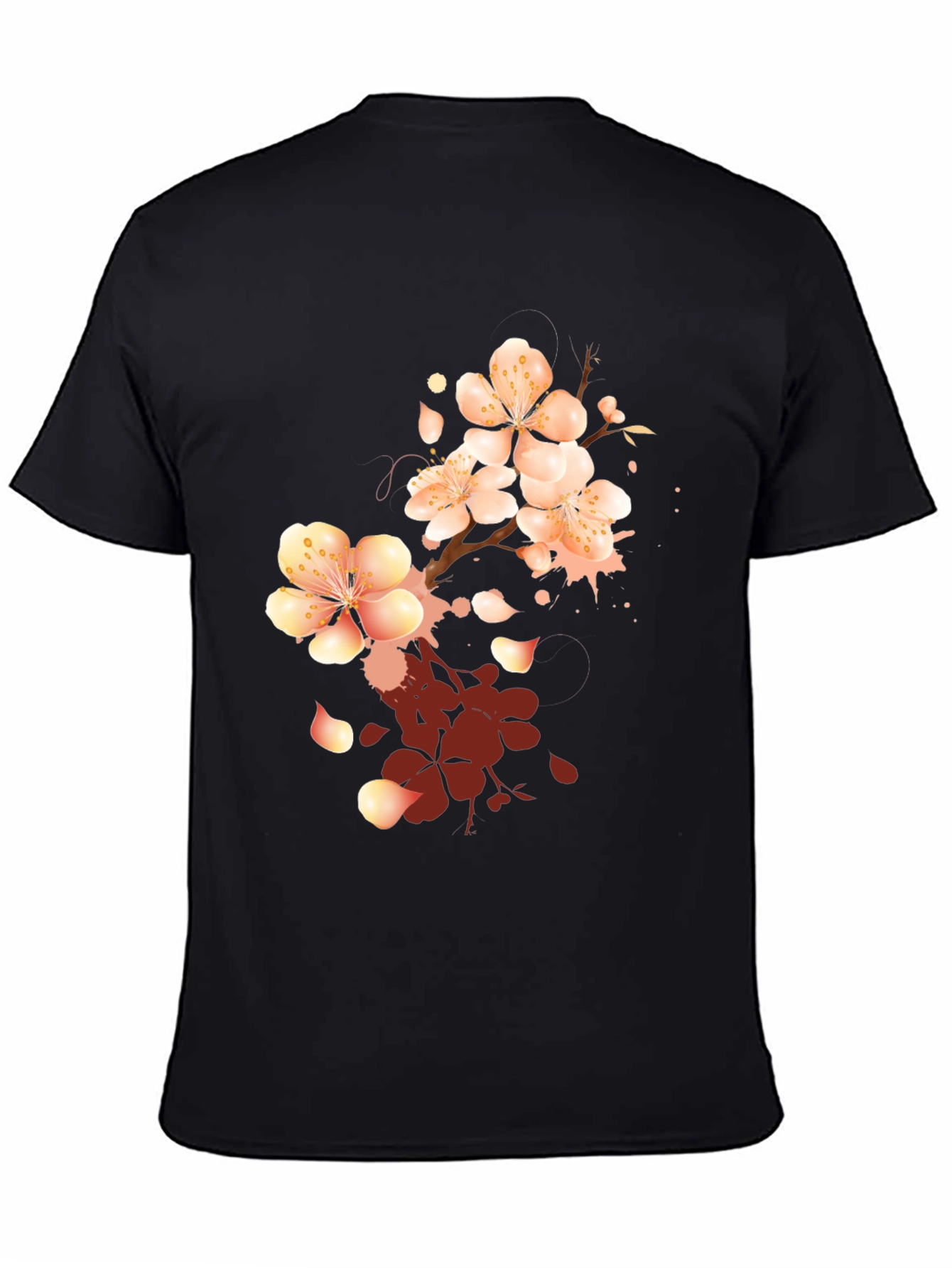 Black Blossom Graphic Tee