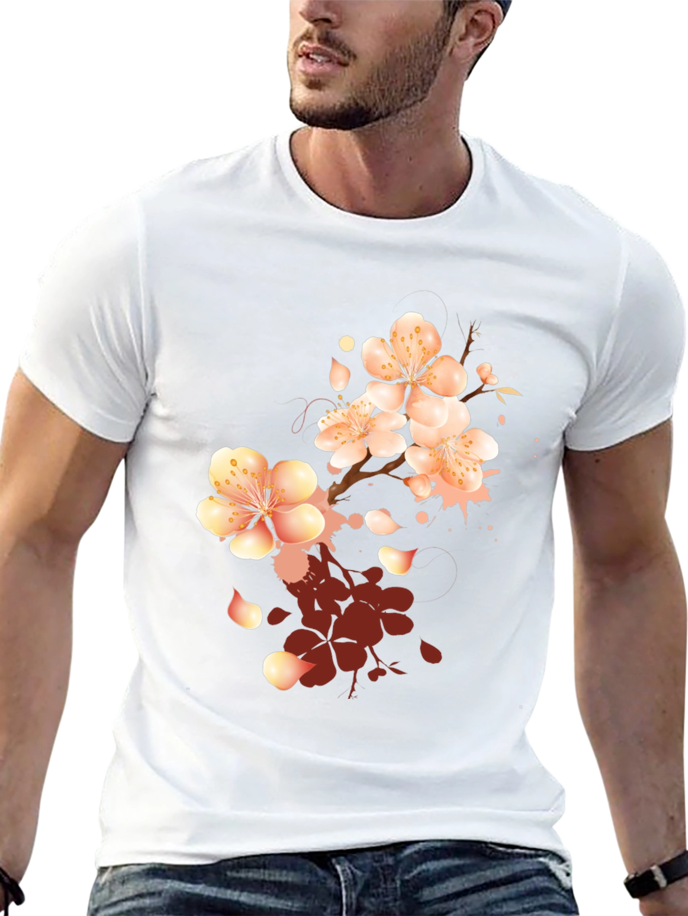 Black Blossom Graphic Tee