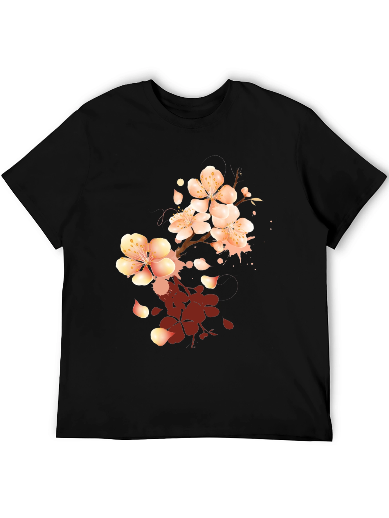 Black Blossom Graphic Tee