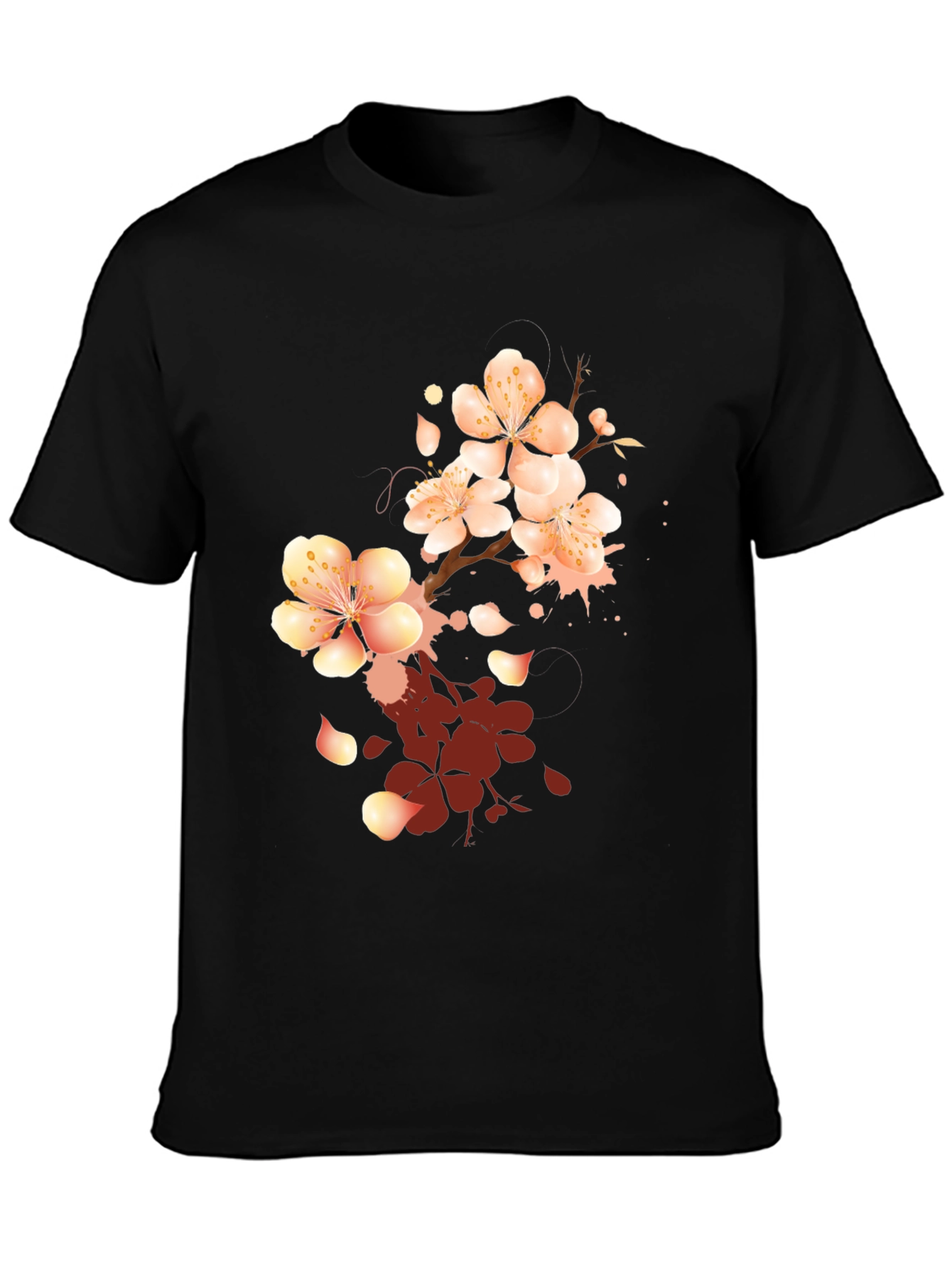Black Blossom Graphic Tee
