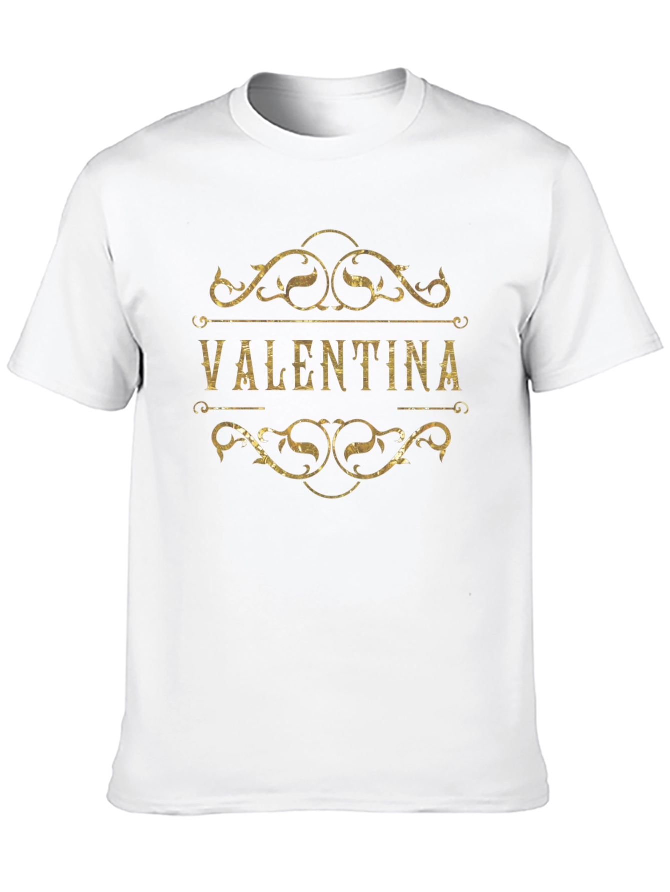 Valentina Graphic Print Tee - Stylish Black Cotton T-Shirt