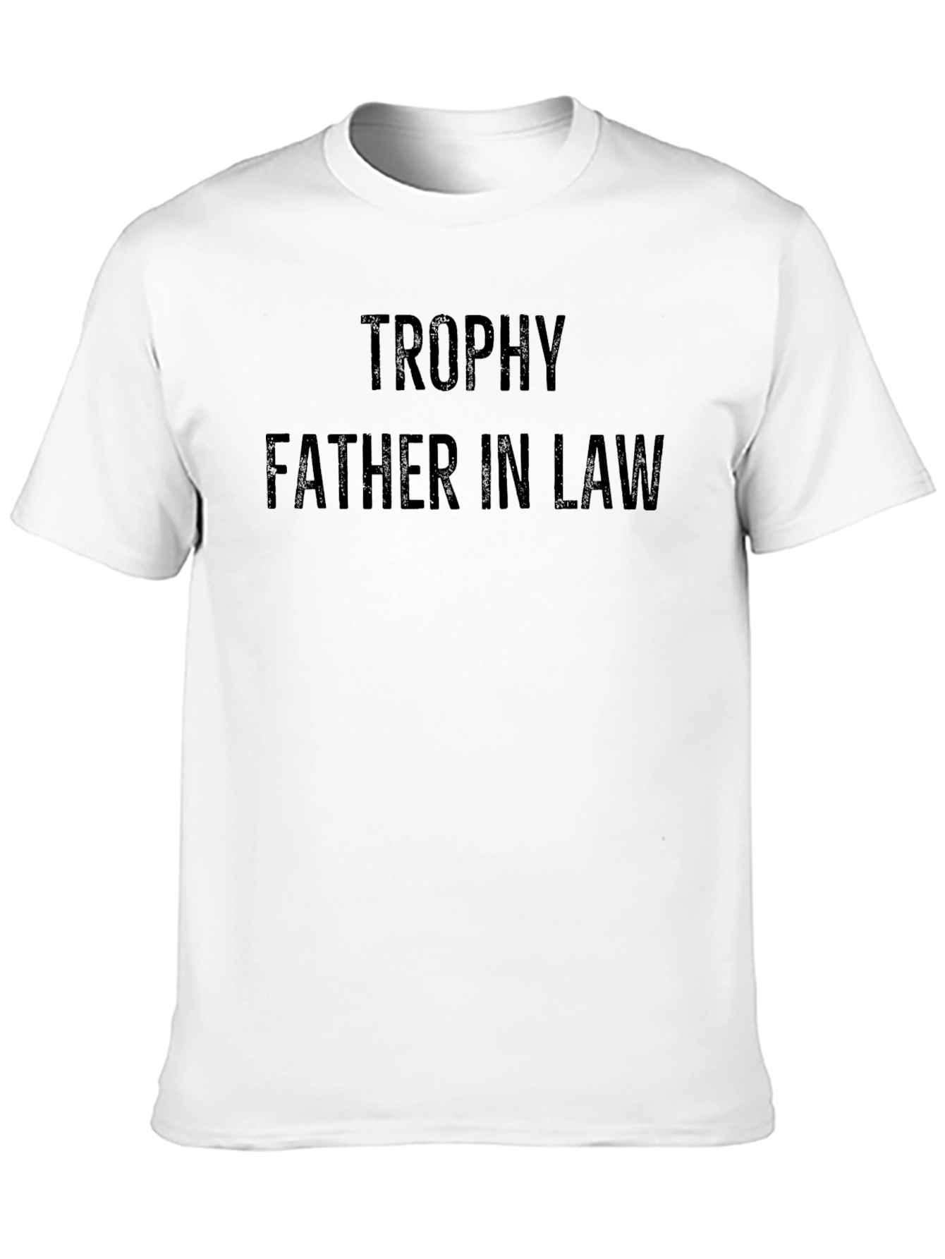 Trophy Father-In-Law Black Graphic Tee