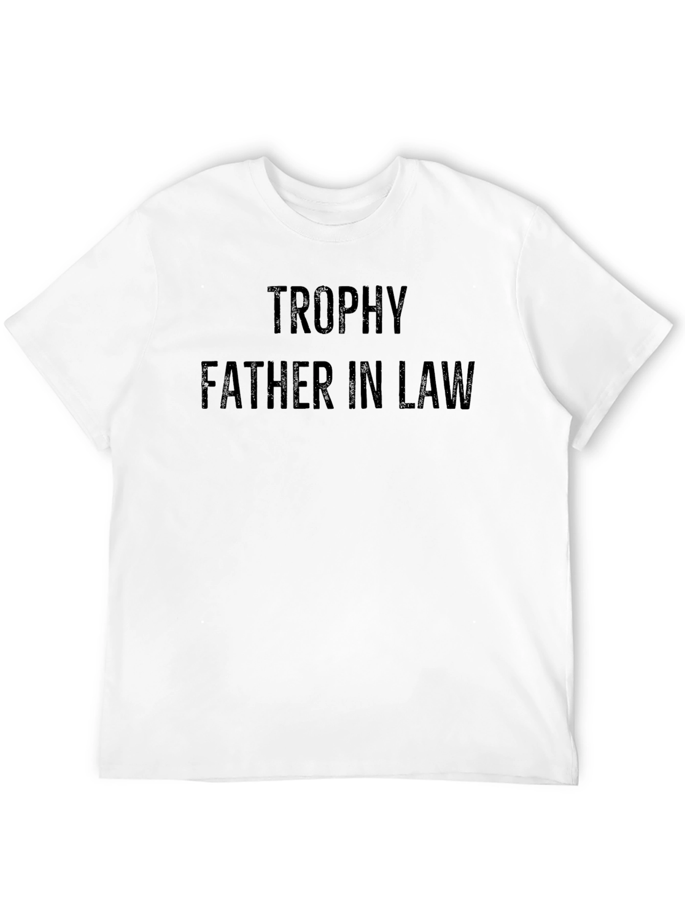 Trophy Father-In-Law Black Graphic Tee