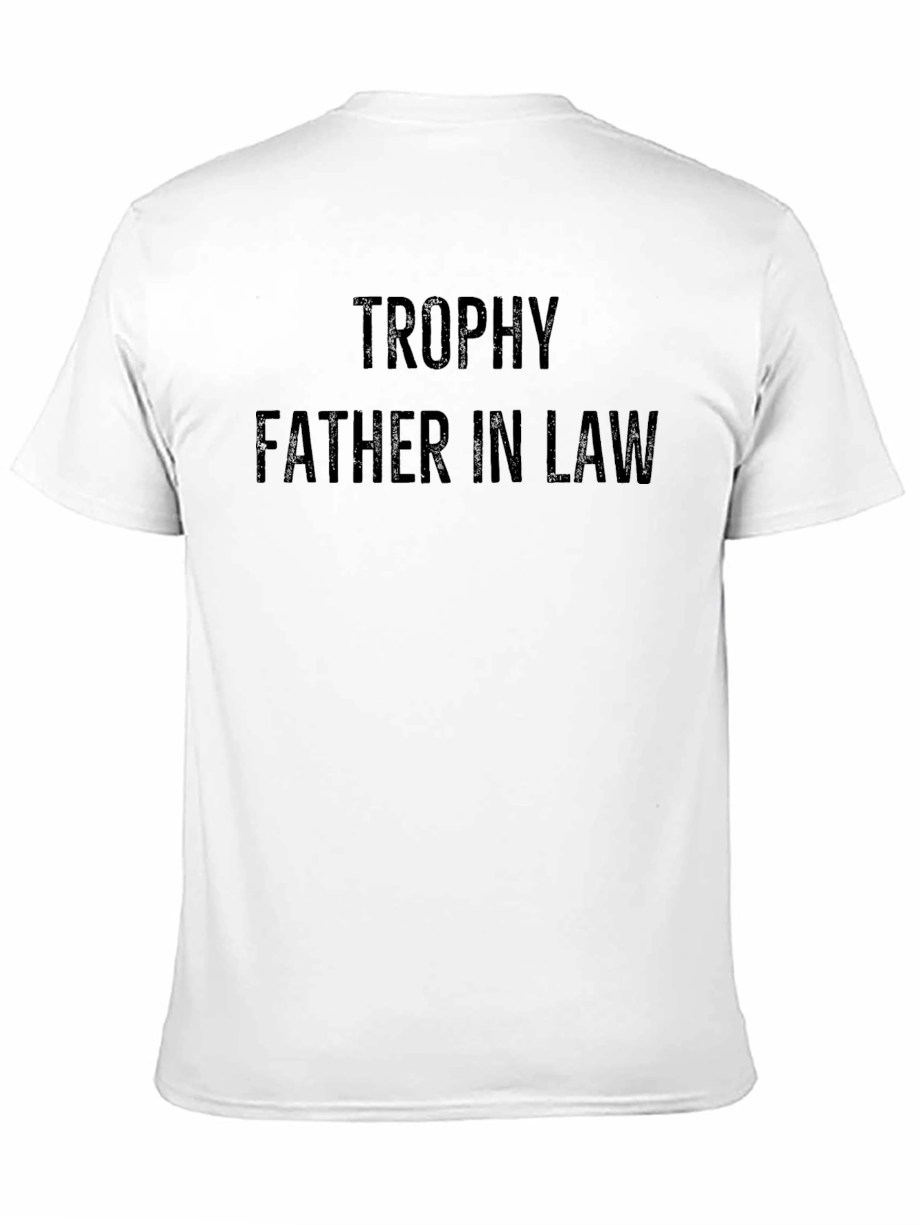 Trophy Father-In-Law Black Graphic Tee