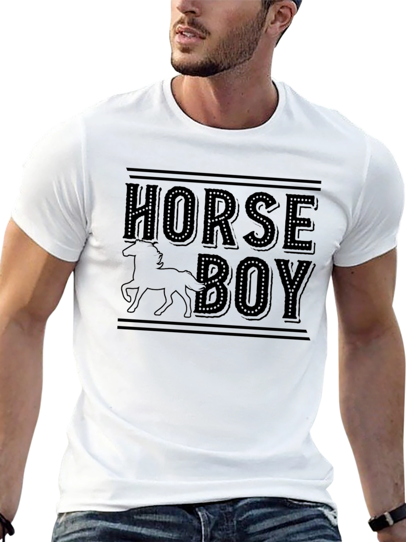 Horse Boy T-Shirt - Equestrian Humor Tee