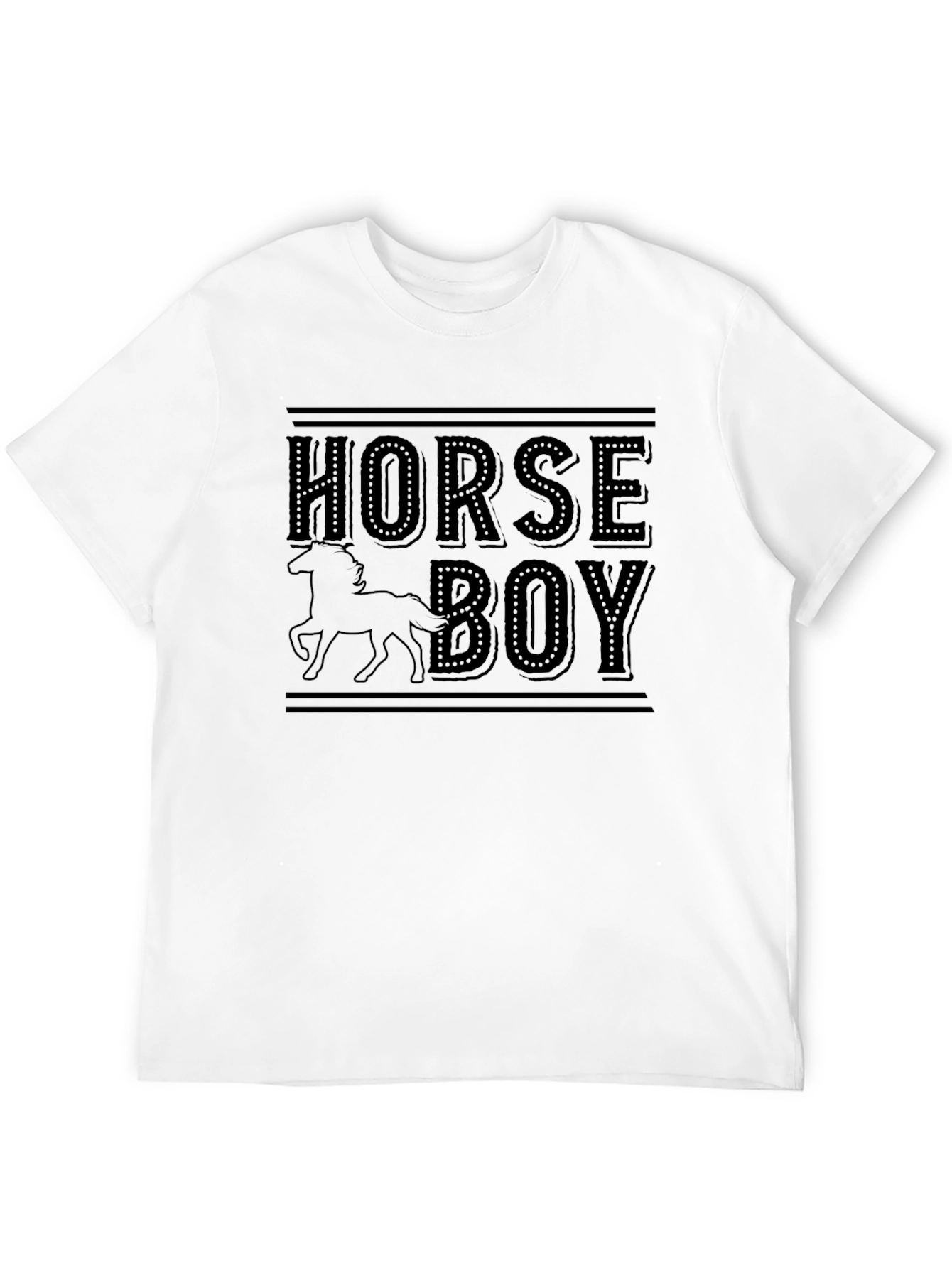 Horse Boy T-Shirt - Equestrian Humor Tee