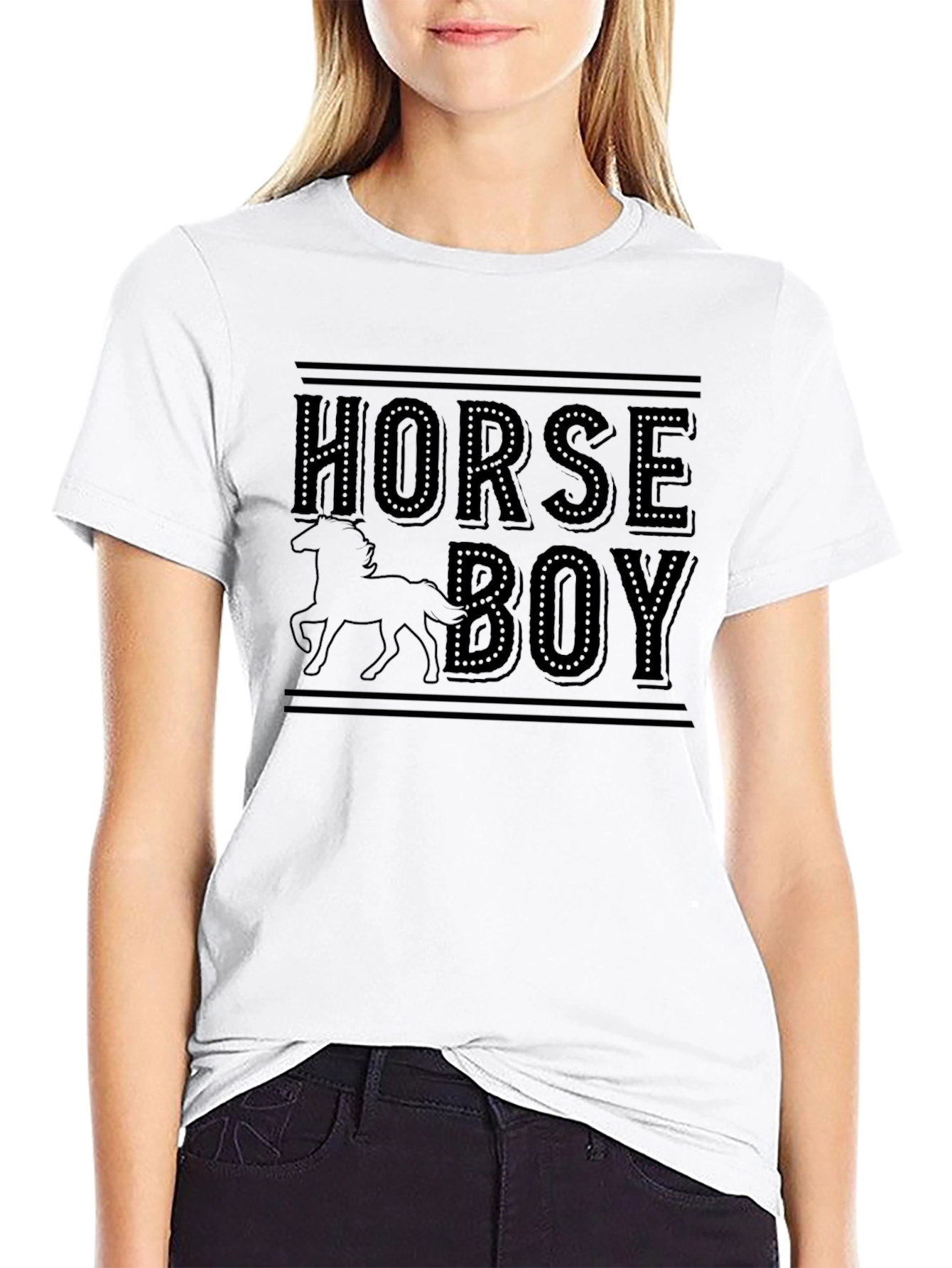 Horse Boy T-Shirt - Equestrian Humor Tee