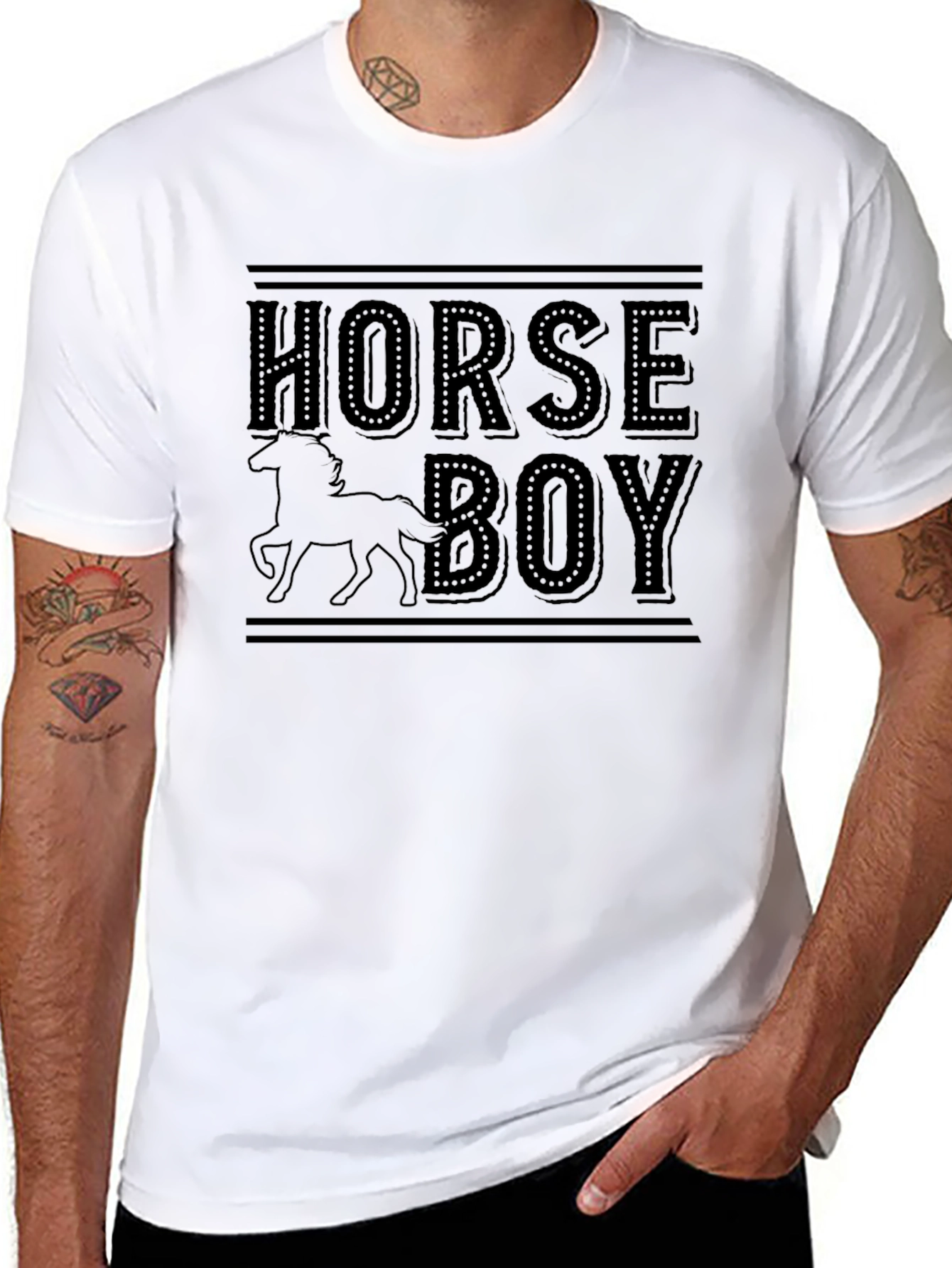 Horse Boy T-Shirt - Equestrian Humor Tee