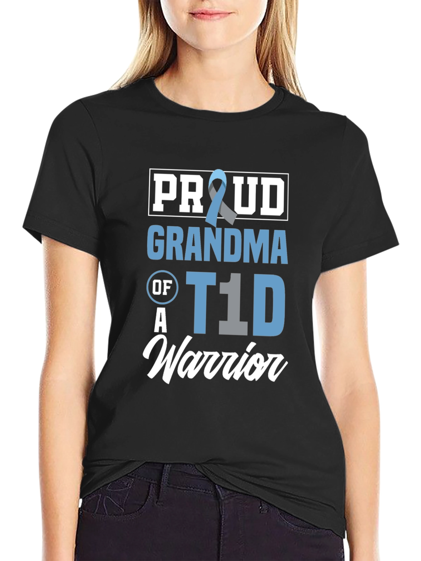 Proud Grandma of a T1D Warrior T-Shirt