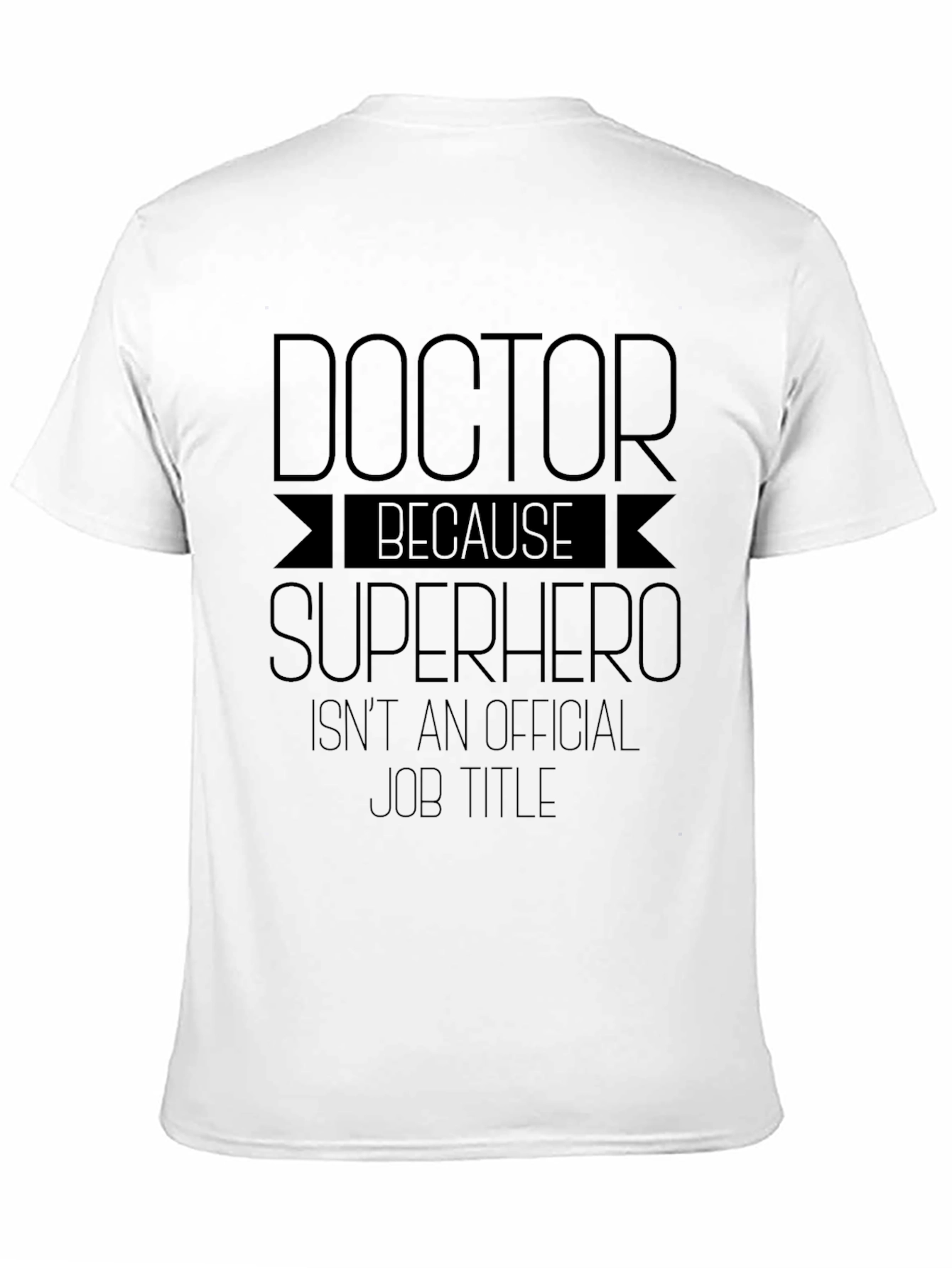 Doctor Superhero Graphic Tee - Black T-Shirt