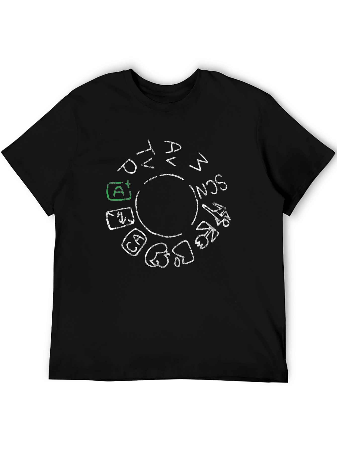 Camera Mode Dial Graphic Tee - Photographer T-Shirt