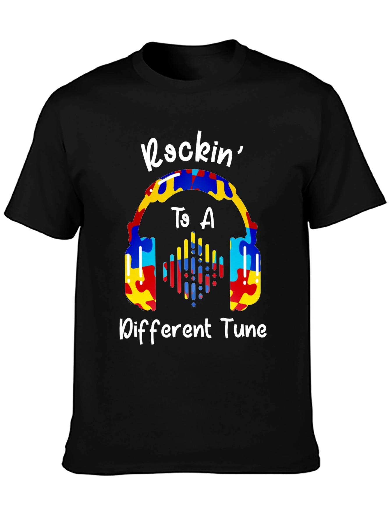 Rockin to a Different Tune Autism Awareness T-Shirt
