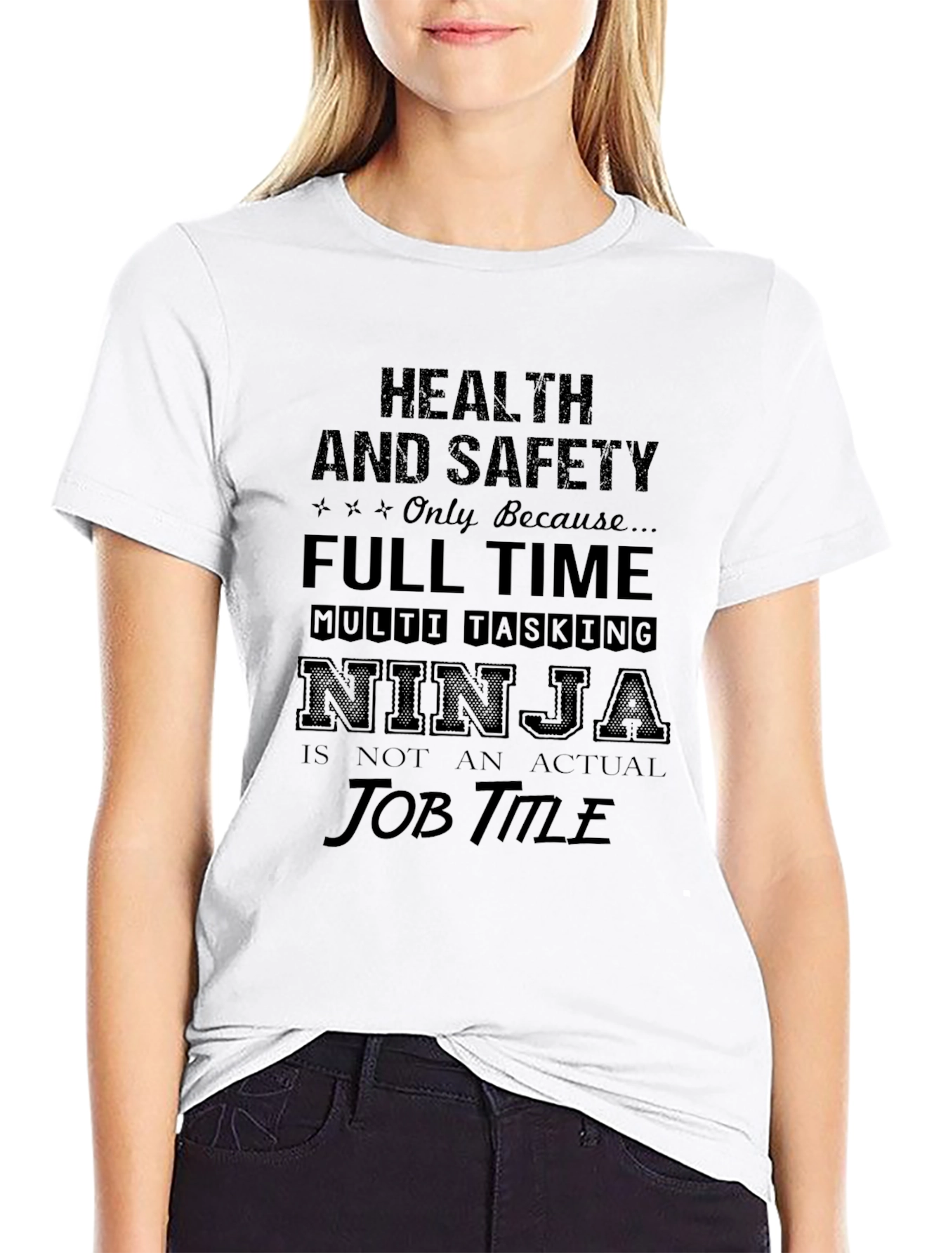 Health & Safety Ninja Mens Graphic Tee