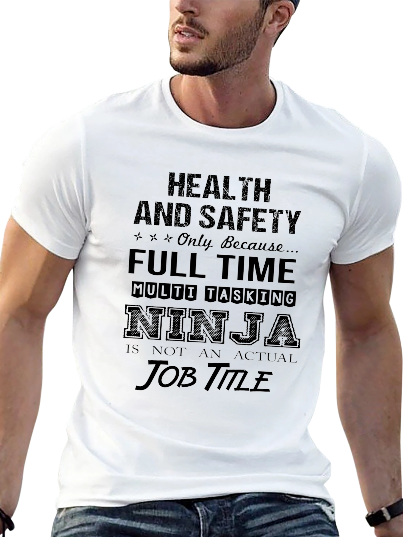 Health & Safety Ninja Mens Graphic Tee