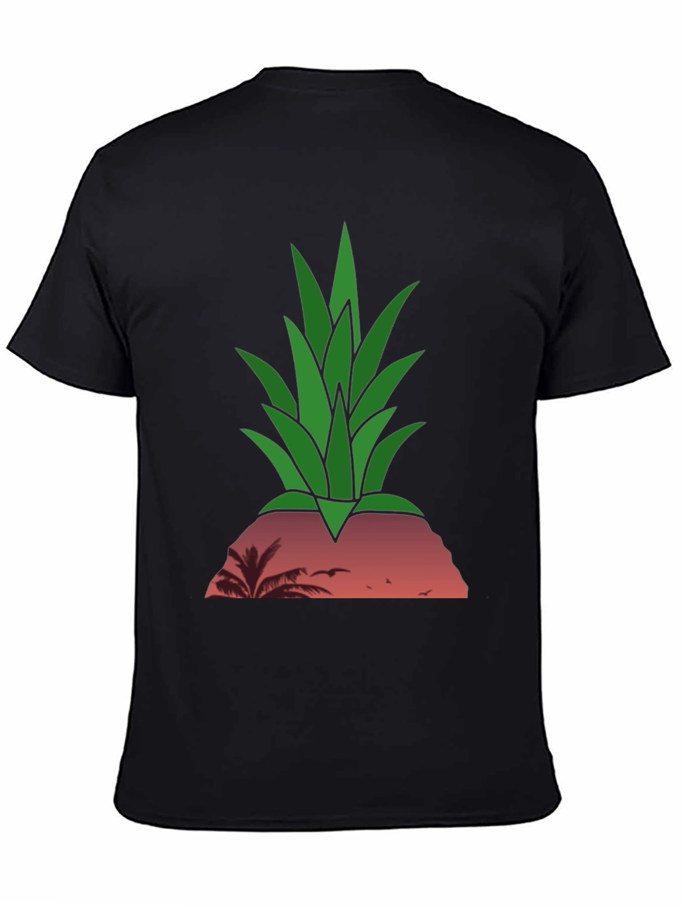 Tropical Pineapple Sunset T-Shirt