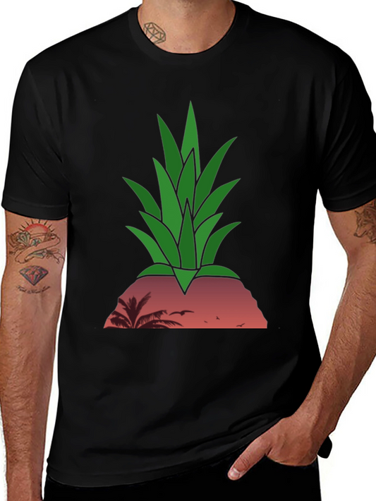 Tropical Pineapple Sunset T-Shirt
