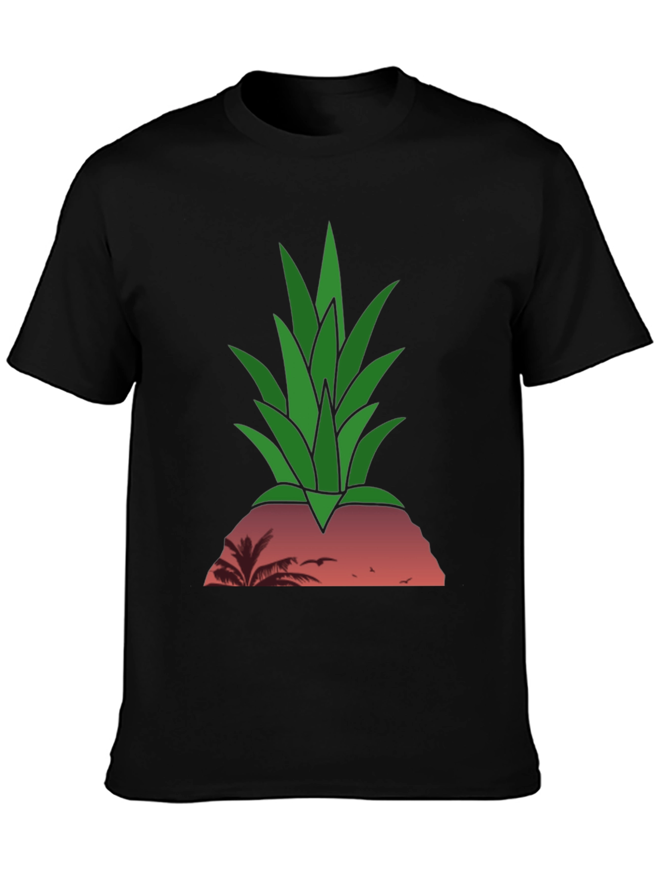 Tropical Pineapple Sunset T-Shirt