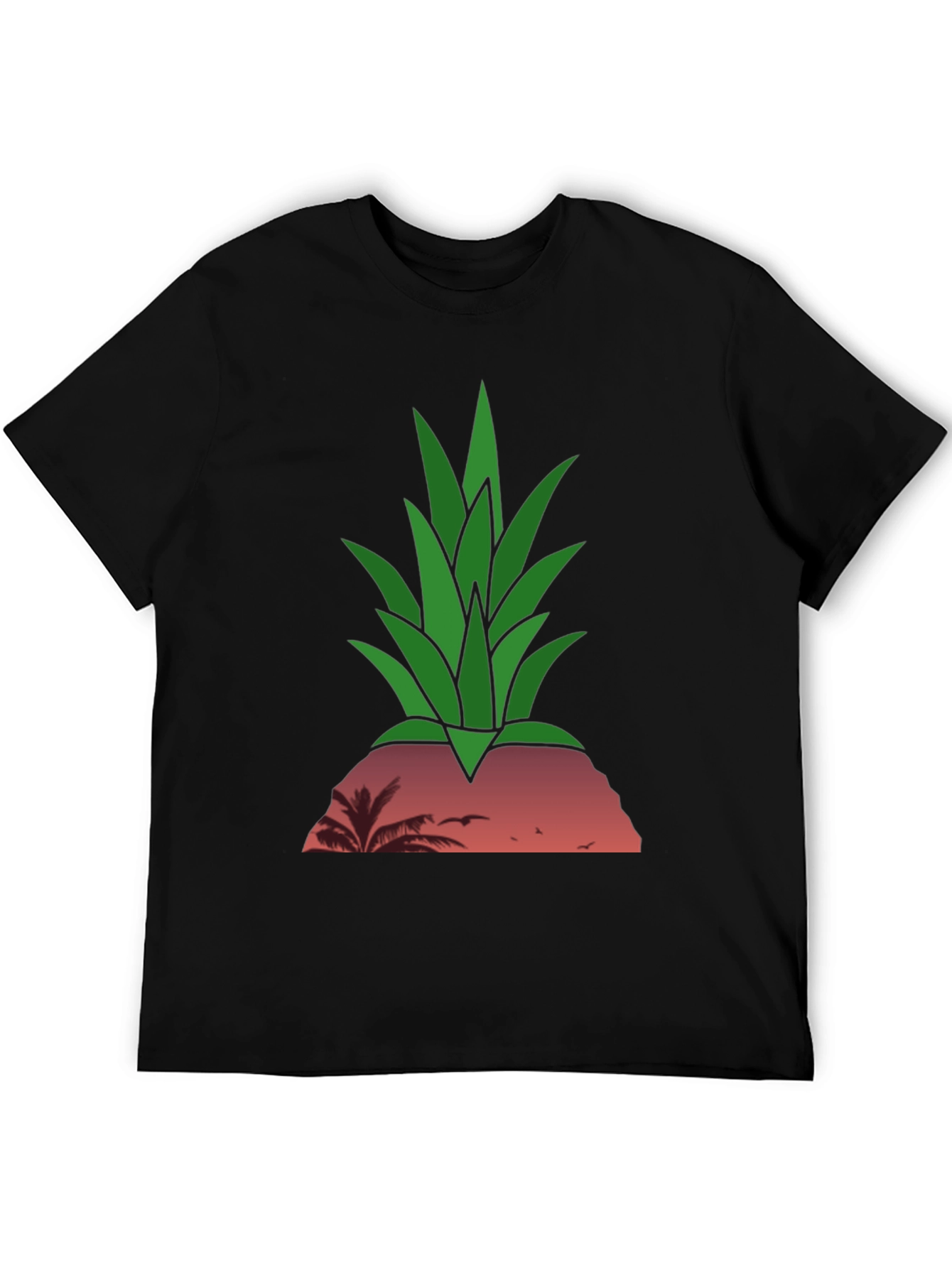 Tropical Pineapple Sunset T-Shirt
