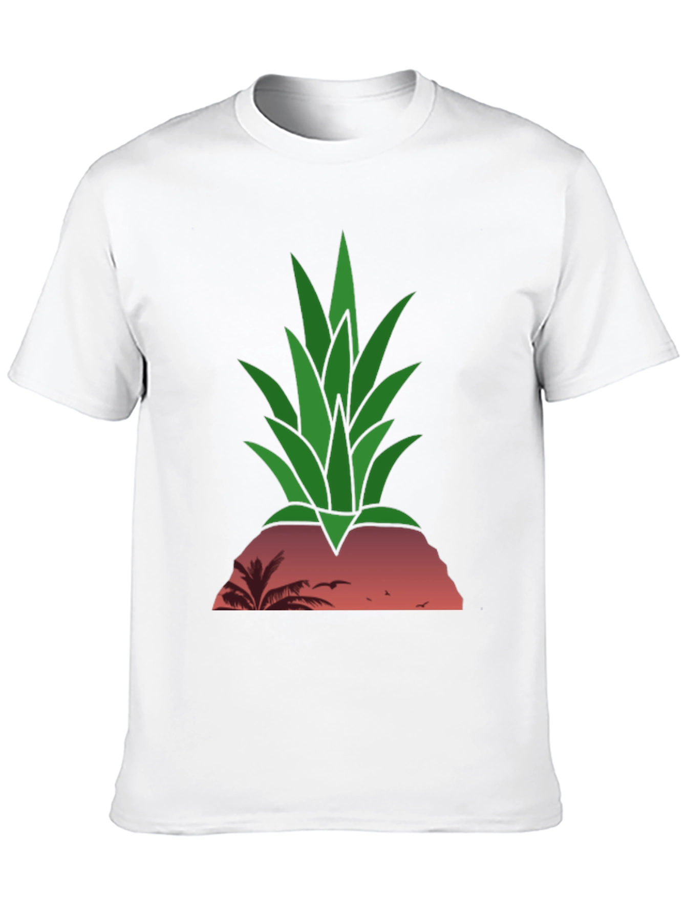 Tropical Pineapple Sunset T-Shirt