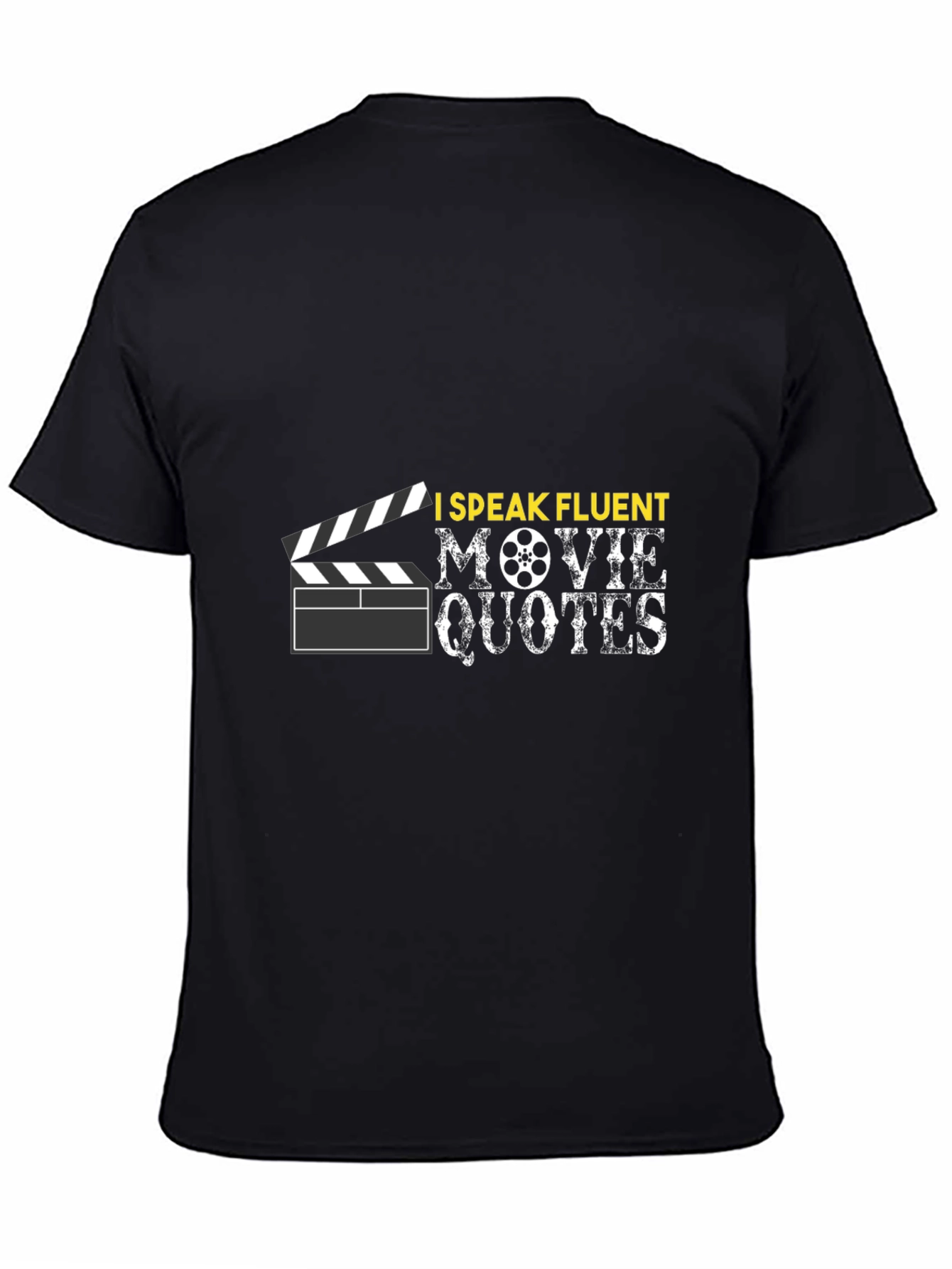 I Speak Fluent Movie Quotes Black T-Shirt