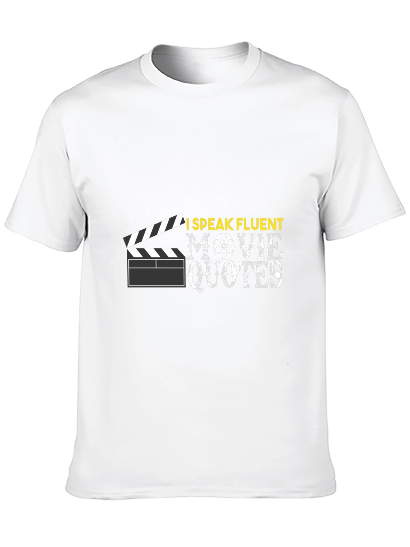 I Speak Fluent Movie Quotes Black T-Shirt