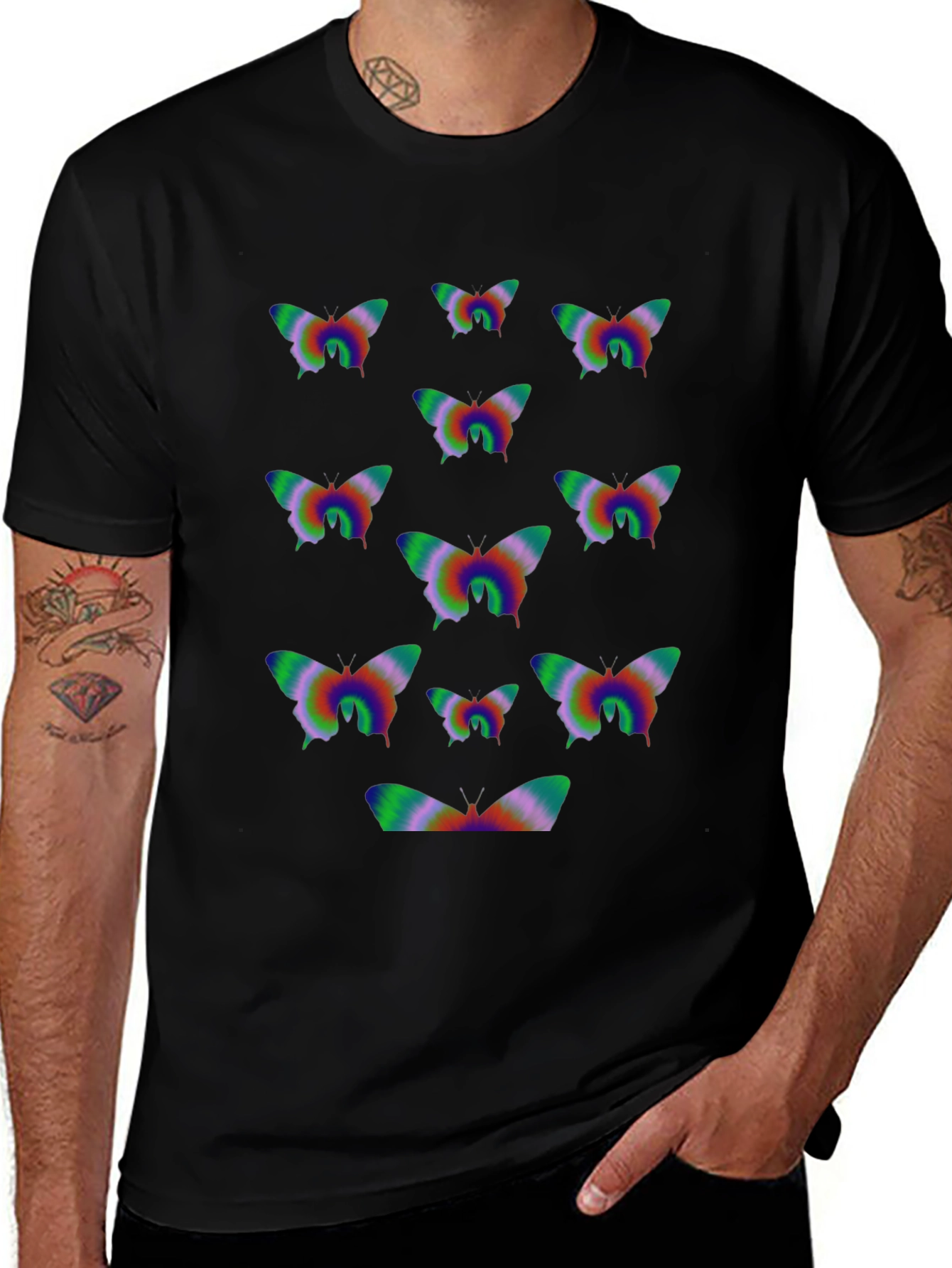 Butterfly Graphic Tee - Stylish and Unique