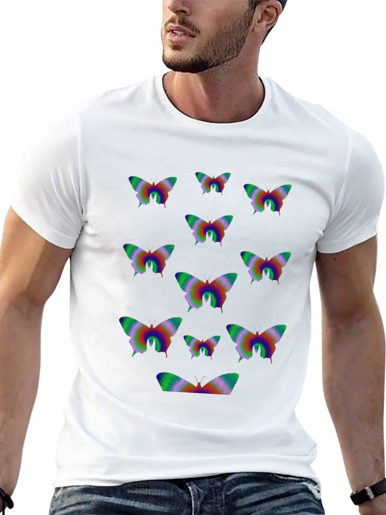 Butterfly Graphic Tee - Stylish and Unique