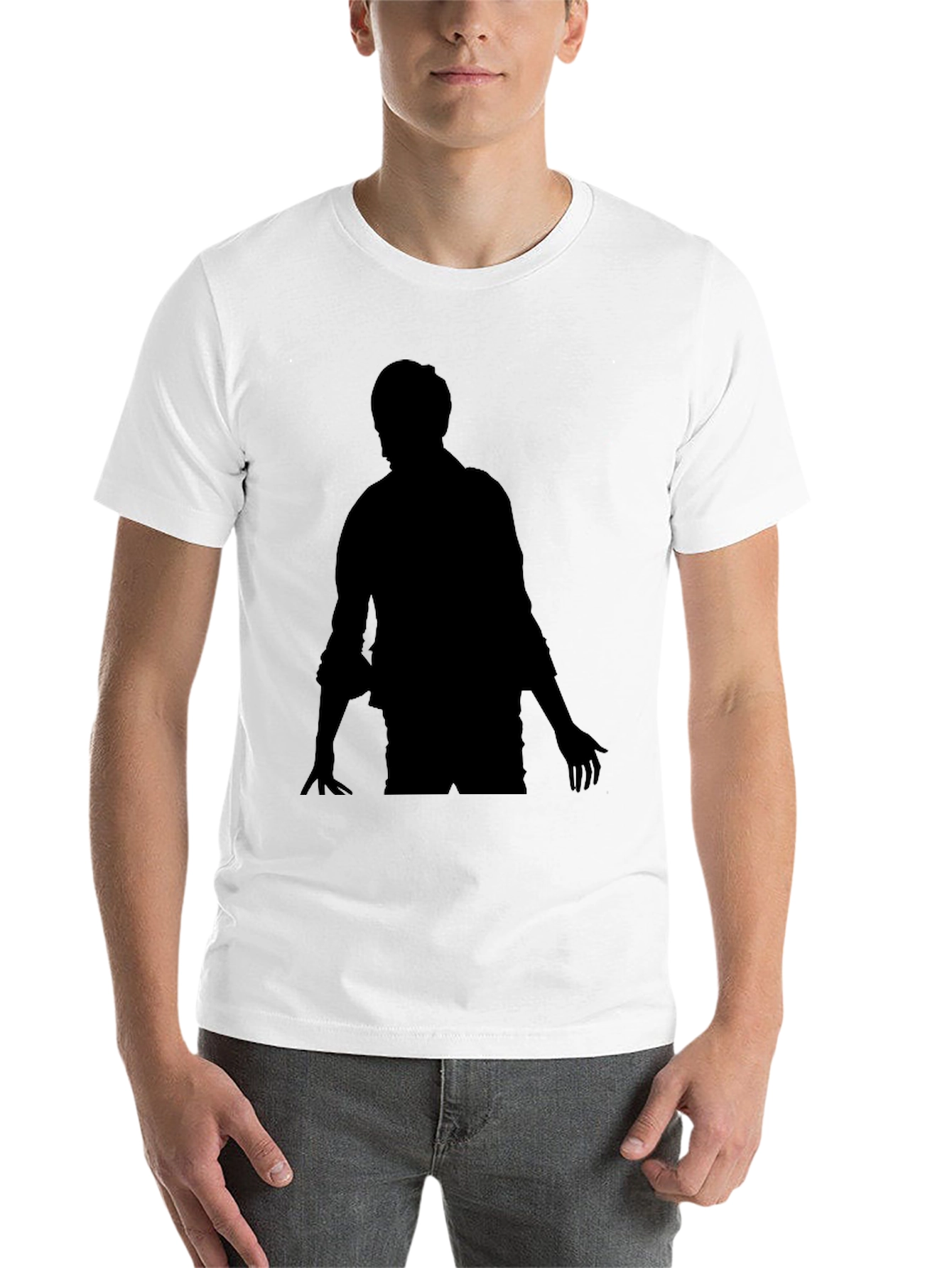 Black Silhouette Graphic Tee