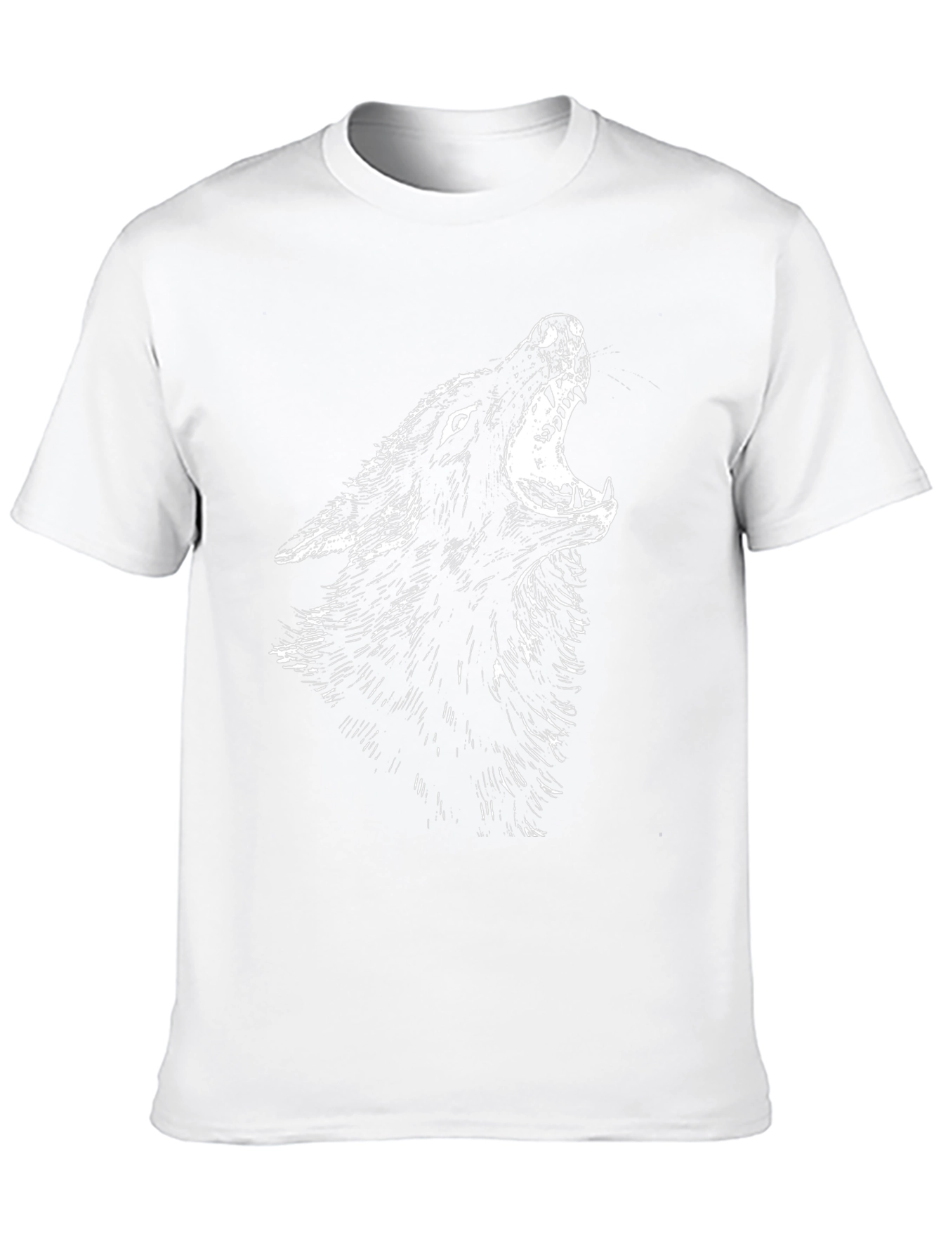 Wolf Howl Graphic Tee - Black T-Shirt