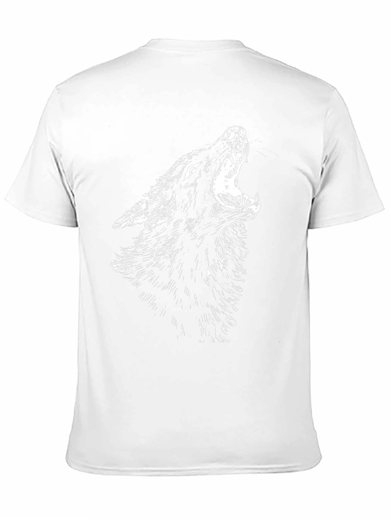 Wolf Howl Graphic Tee - Black T-Shirt