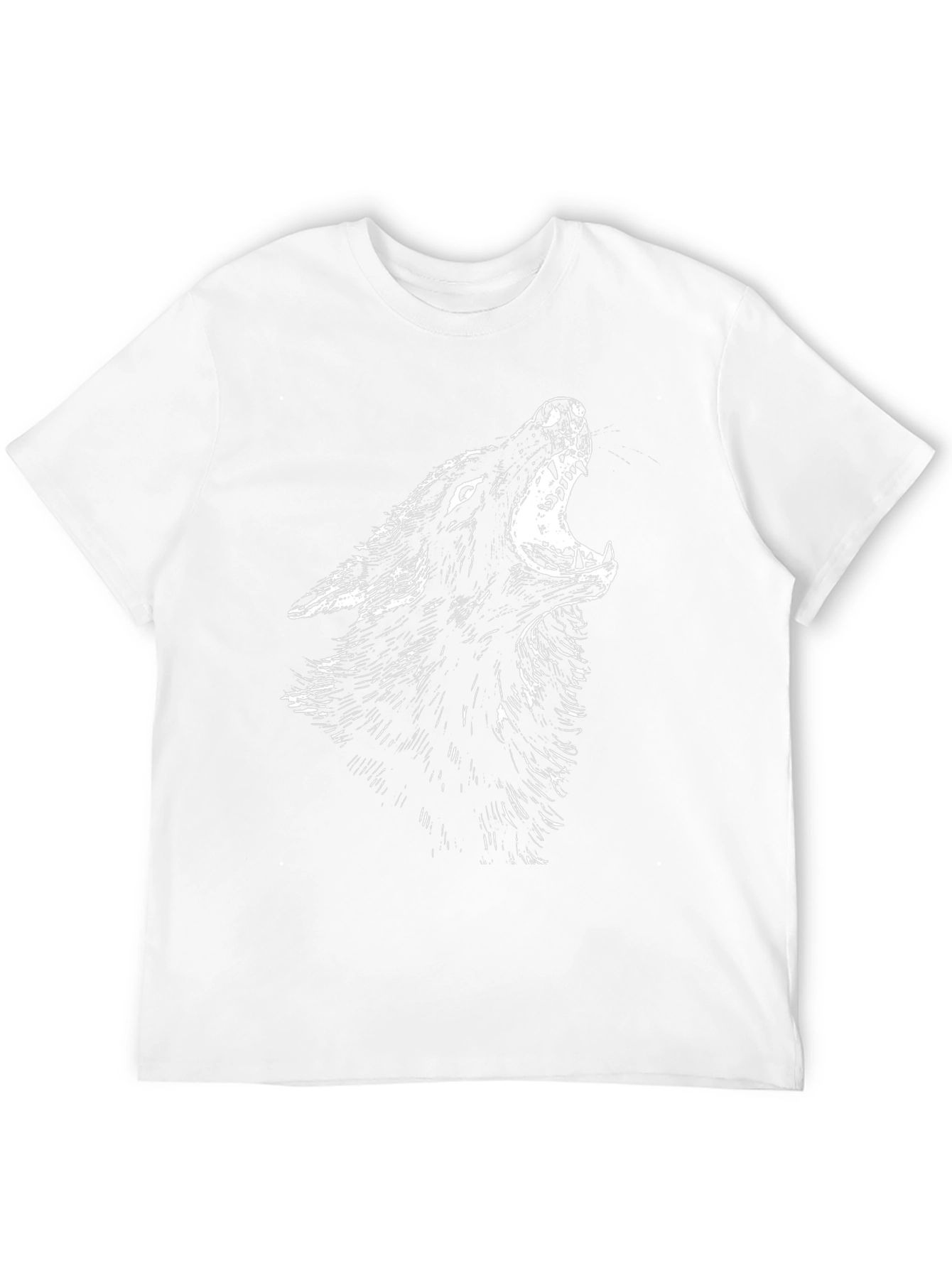 Wolf Howl Graphic Tee - Black T-Shirt