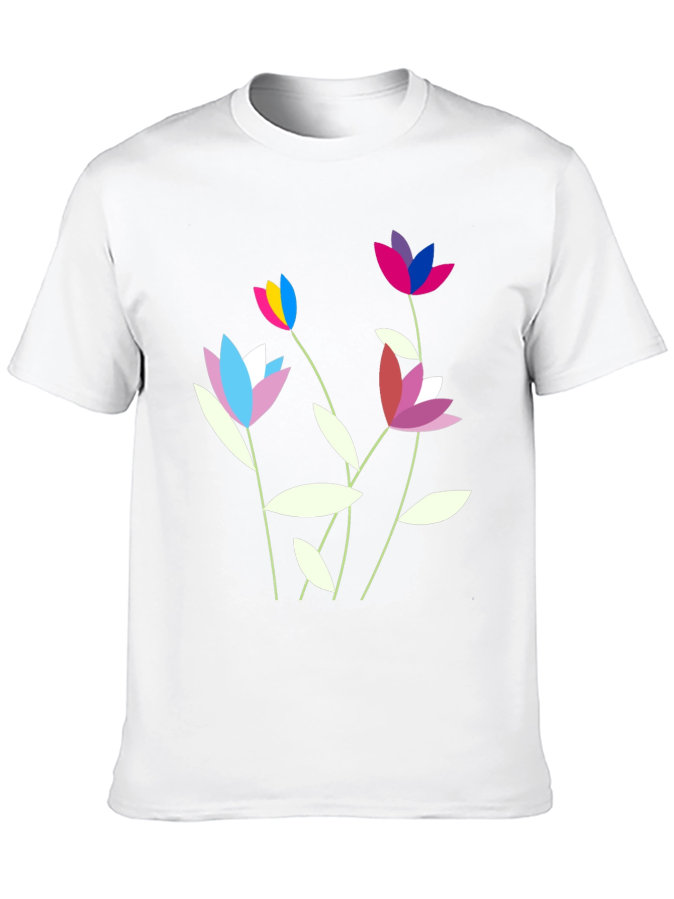 Floral Pride Graphic Tee - Unisex Black T-Shirt