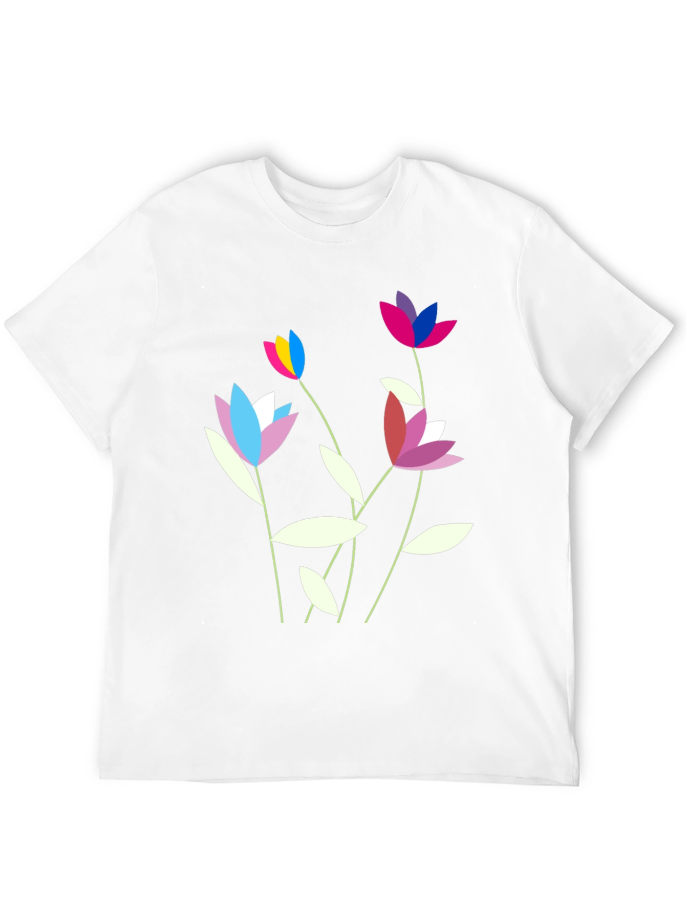 Floral Pride Graphic Tee - Unisex Black T-Shirt