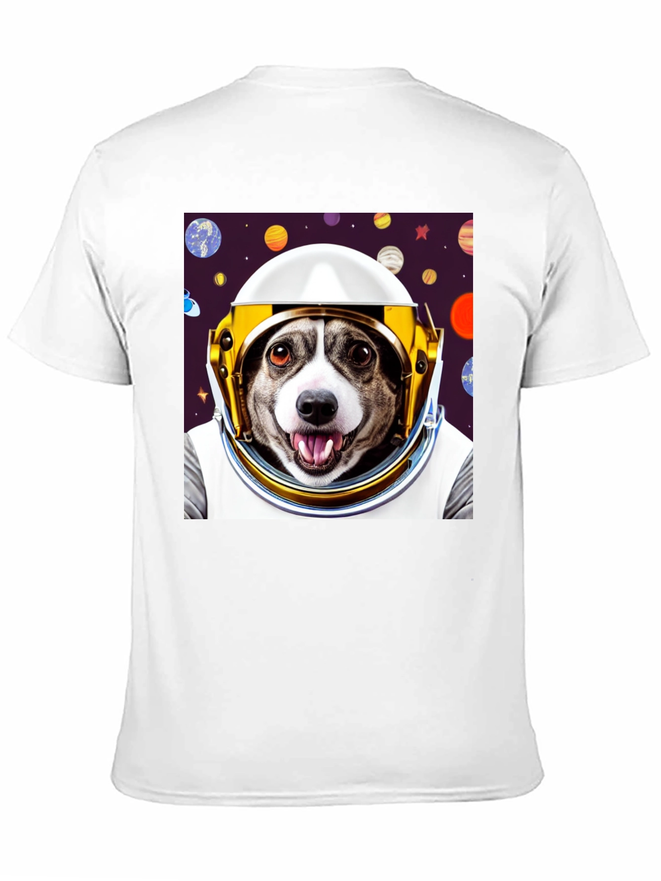 Dog Astronaut Graphic Tee - Space Pup T-Shirt