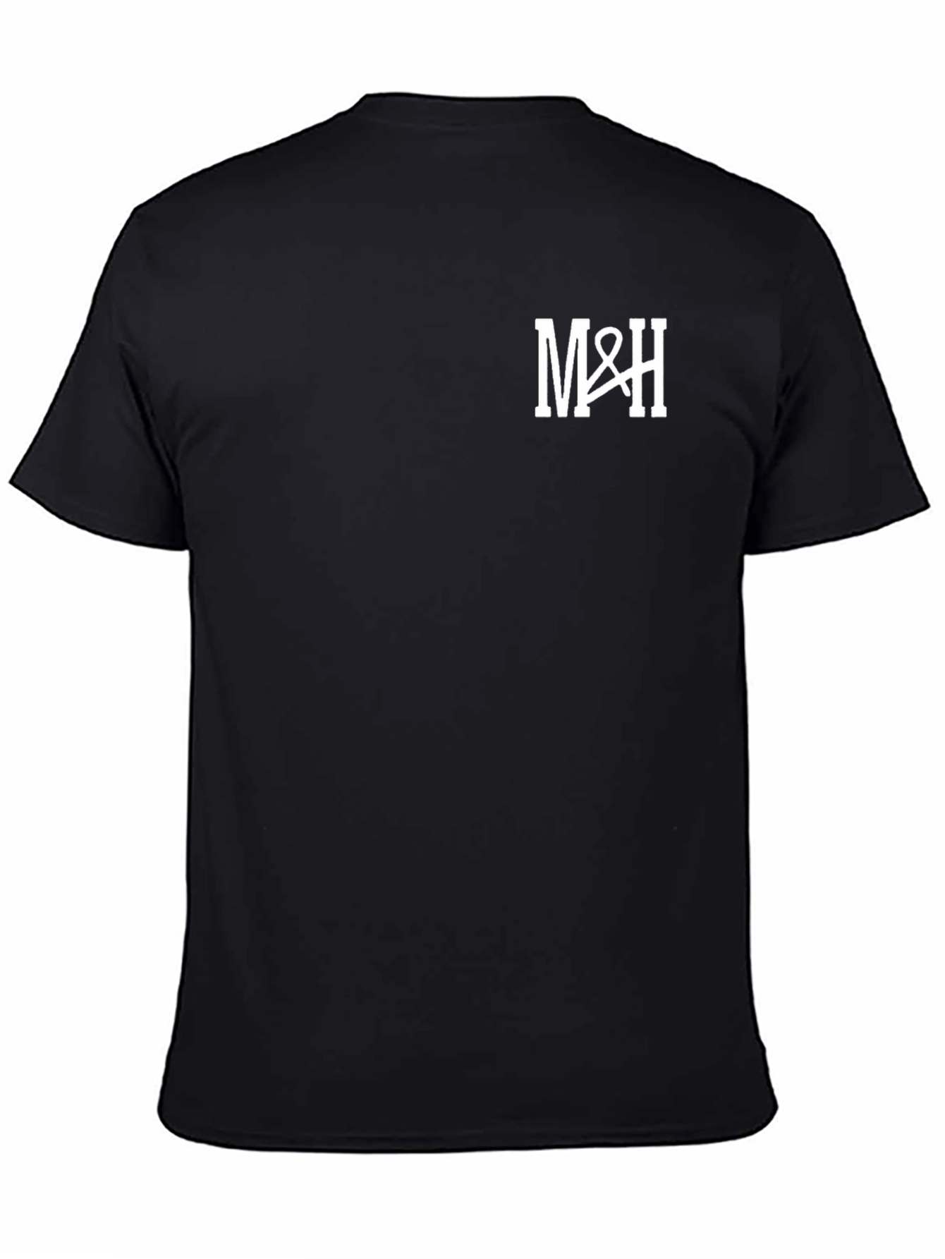 M&H Black T-Shirt - Classic Casual Comfort