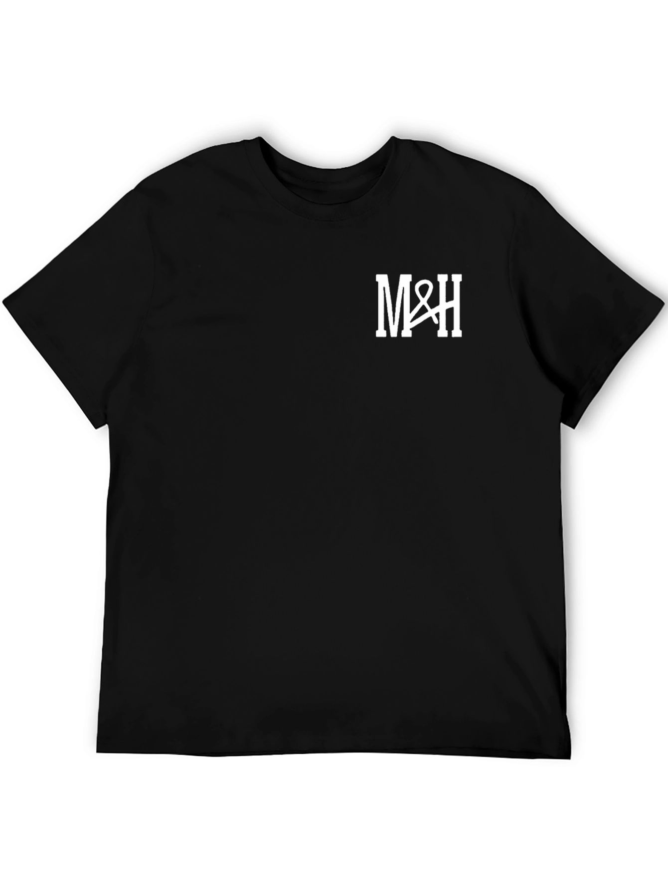 M&H Black T-Shirt - Classic Casual Comfort