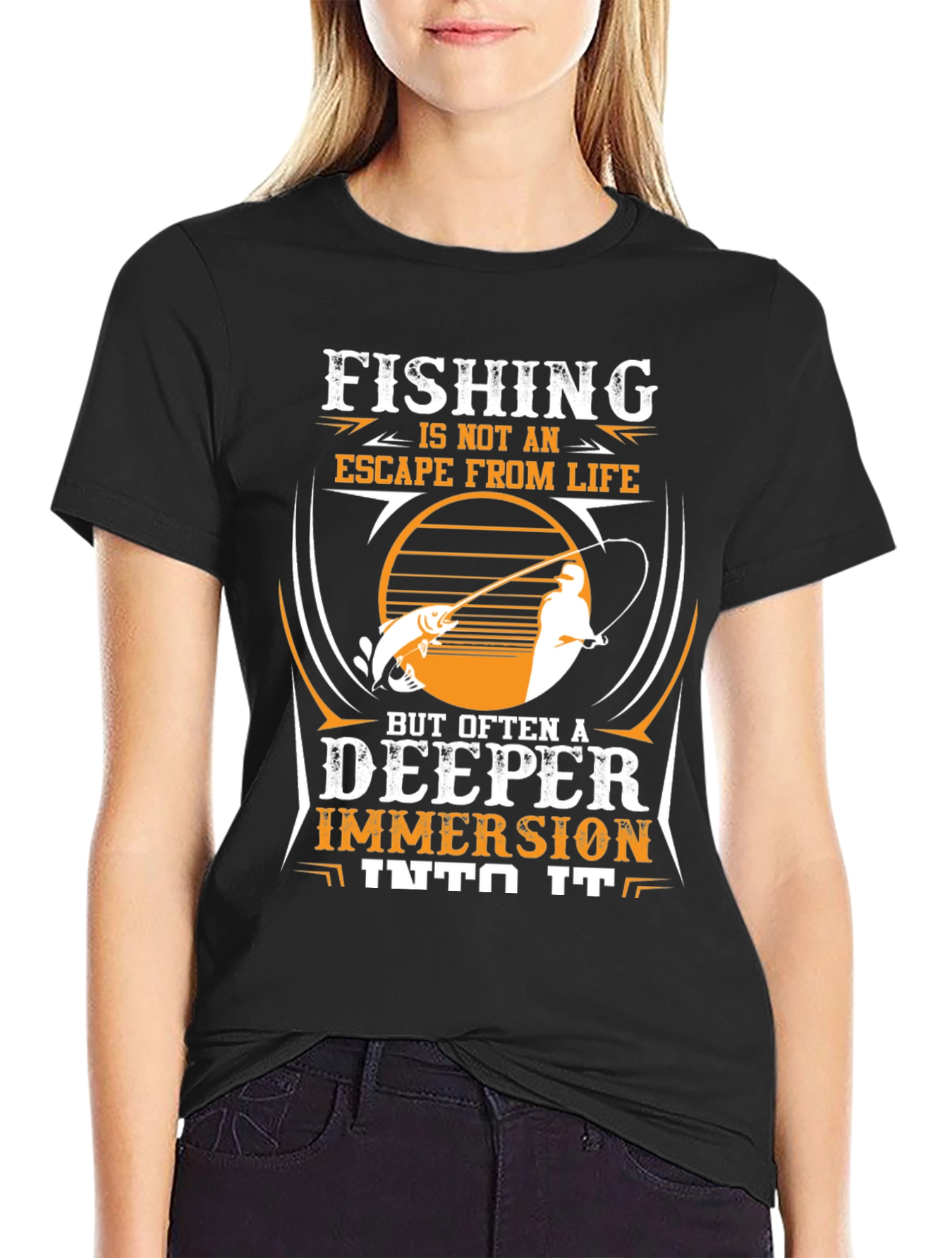 Fishing Immersion Graphic Tee