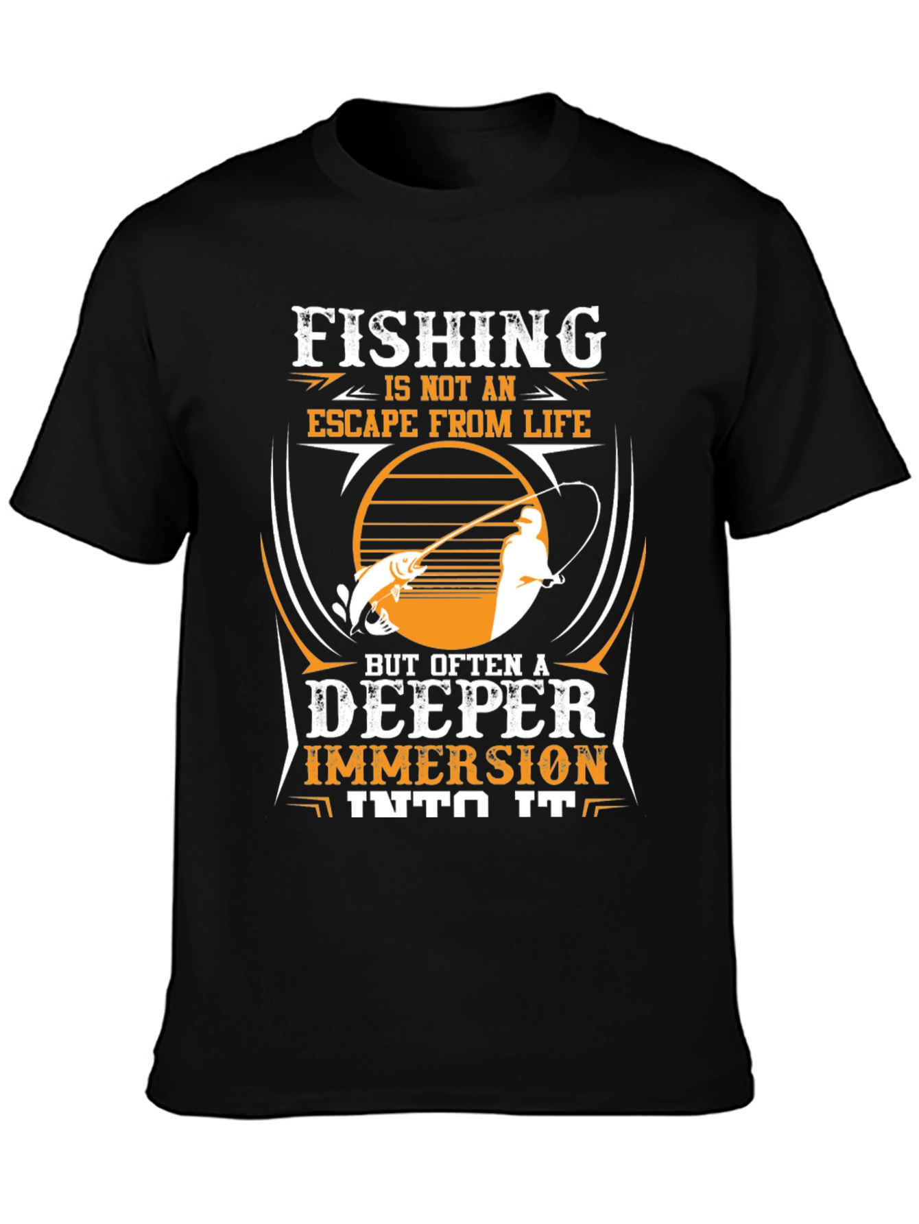 Fishing Immersion Graphic Tee