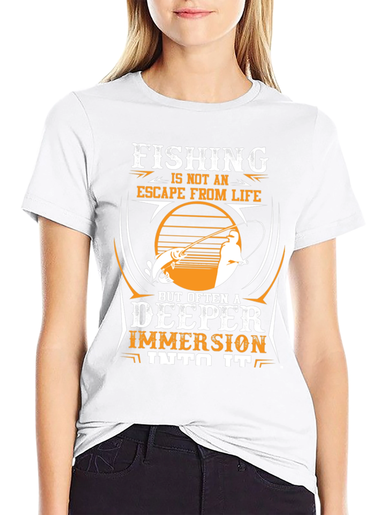 Fishing Immersion Graphic Tee