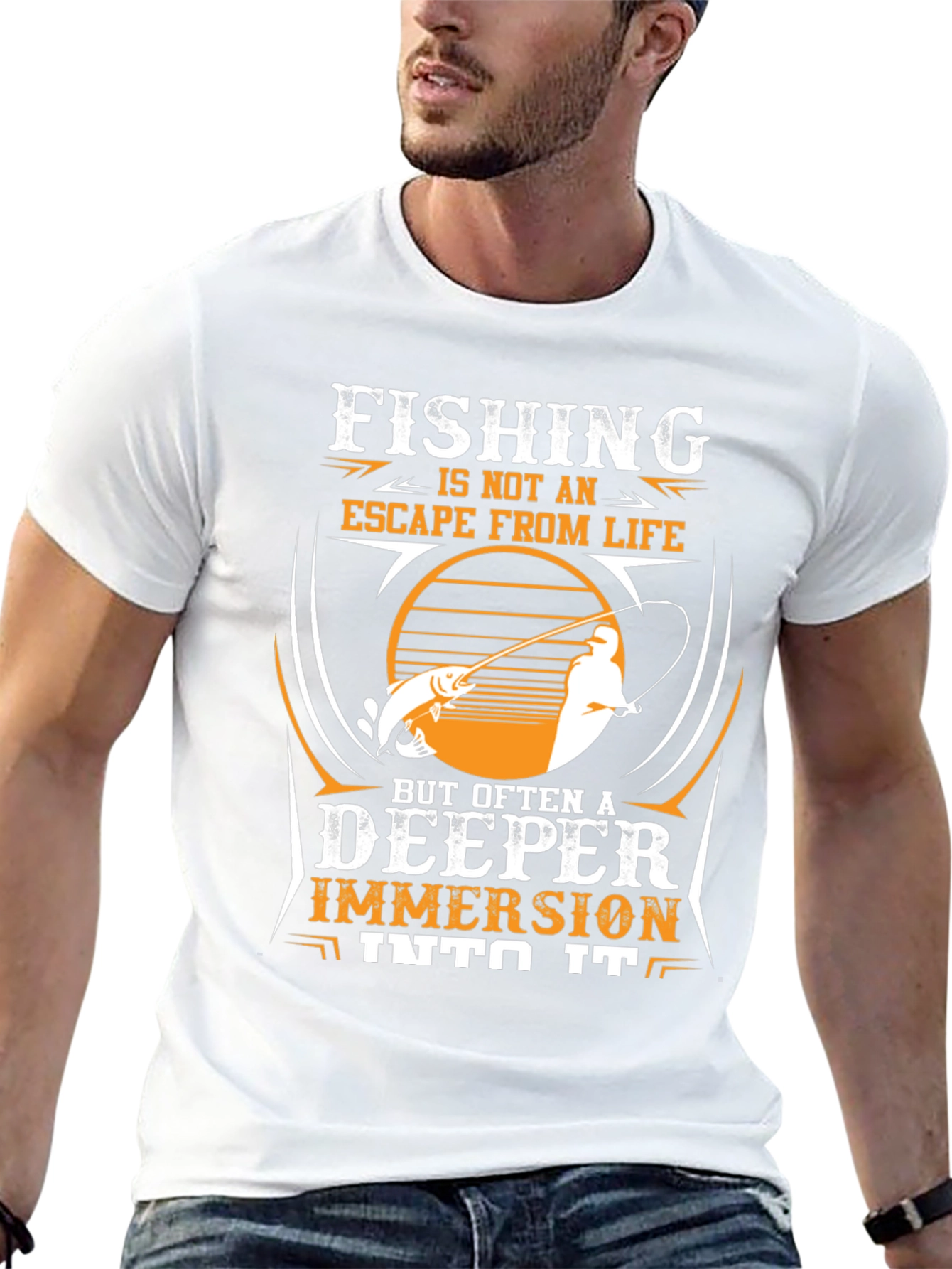 Fishing Immersion Graphic Tee