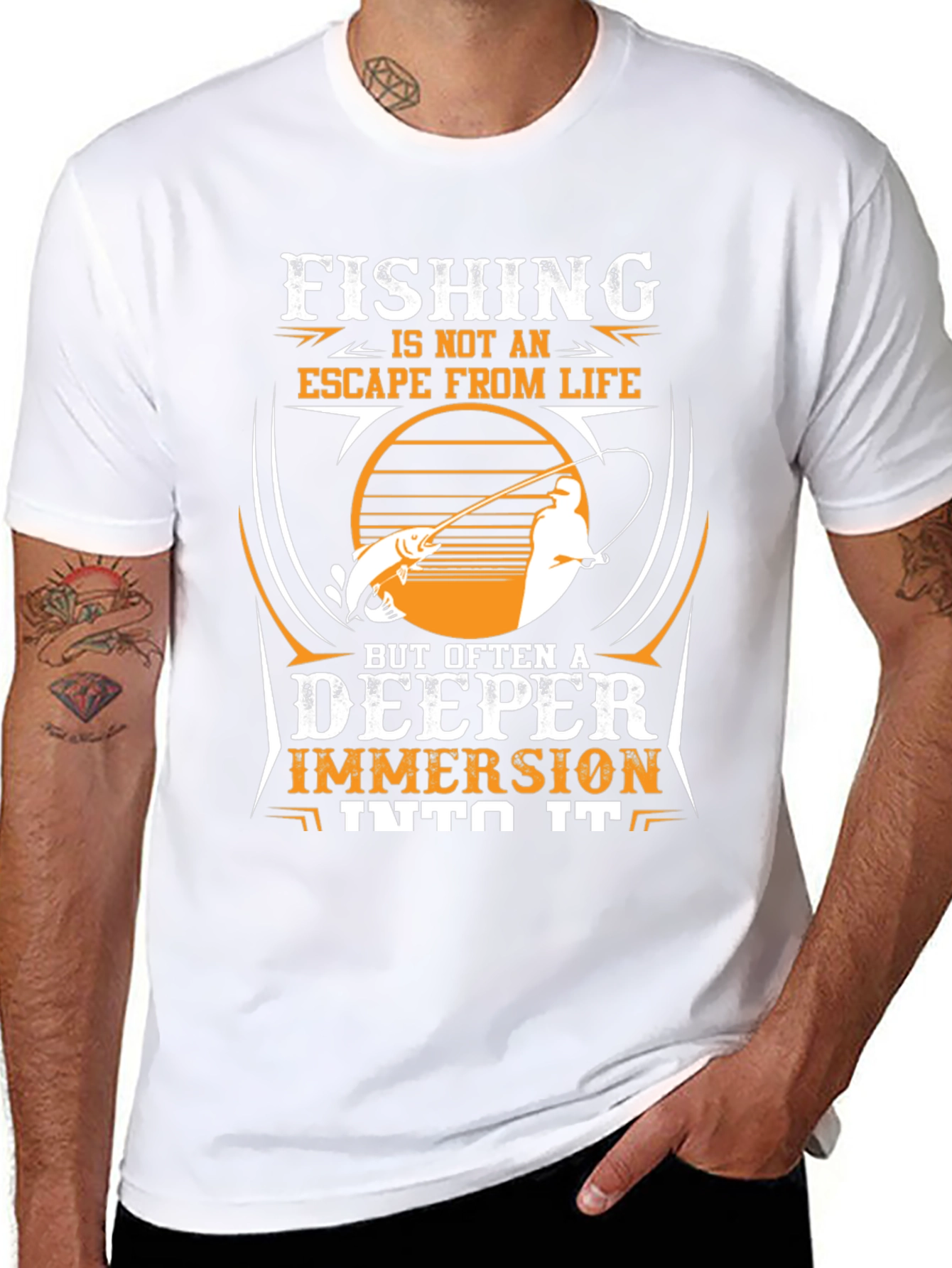 Fishing Immersion Graphic Tee