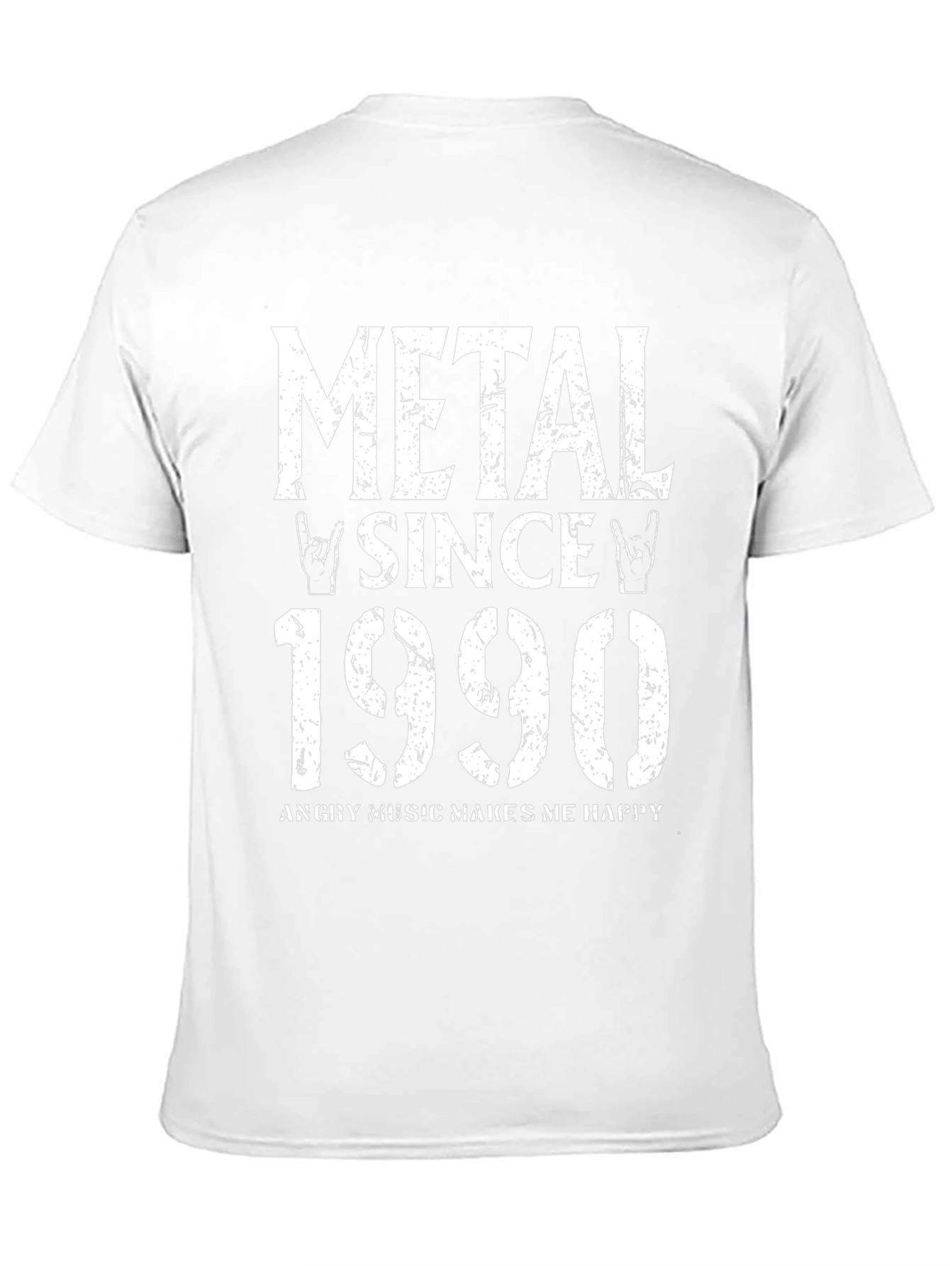 Metal Since 1990 Black T-Shirt Rock Music Tee