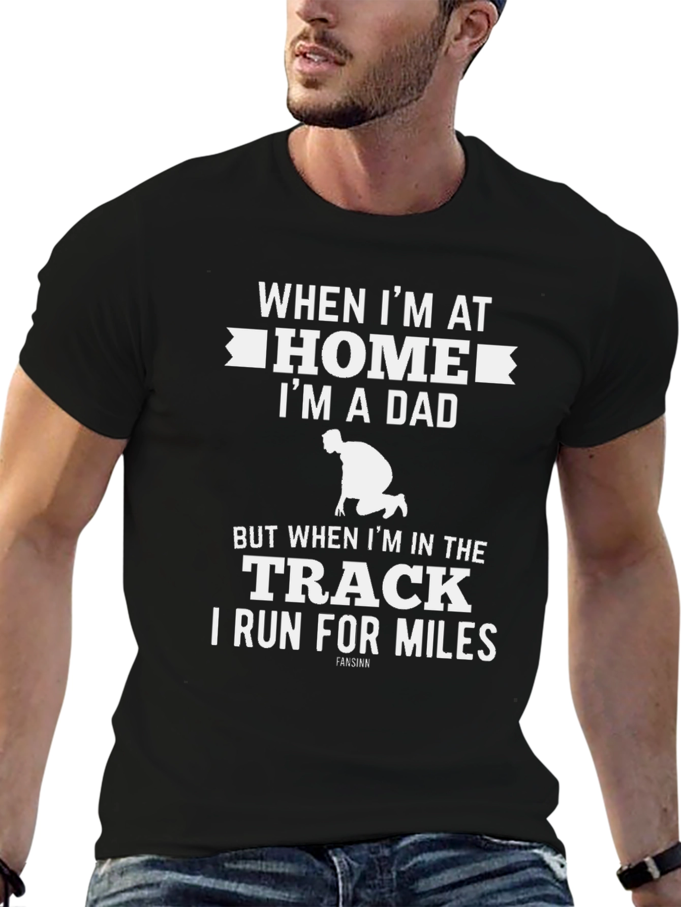 Dad Running T-Shirt - Home & Track