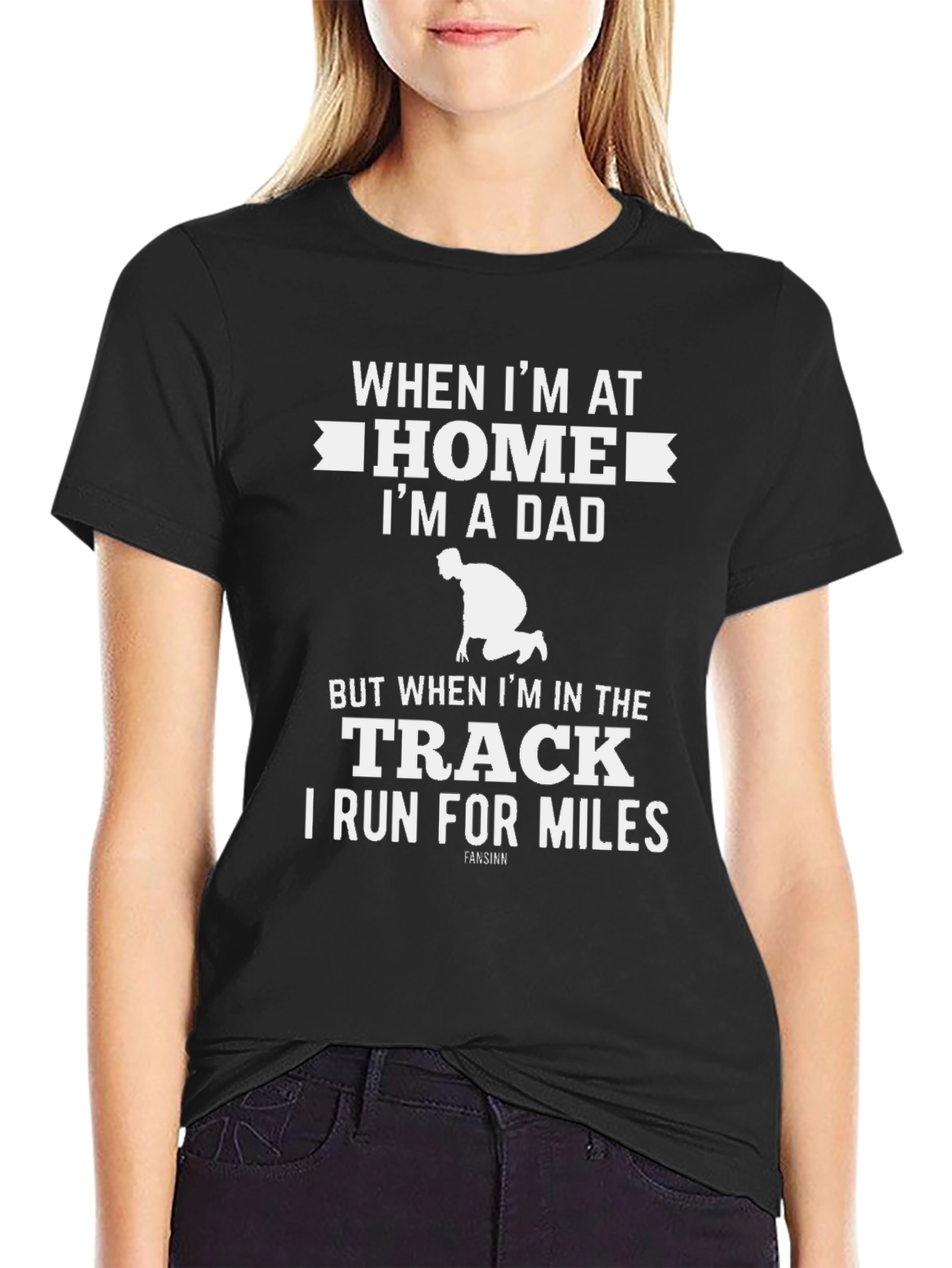 Dad Running T-Shirt - Home & Track