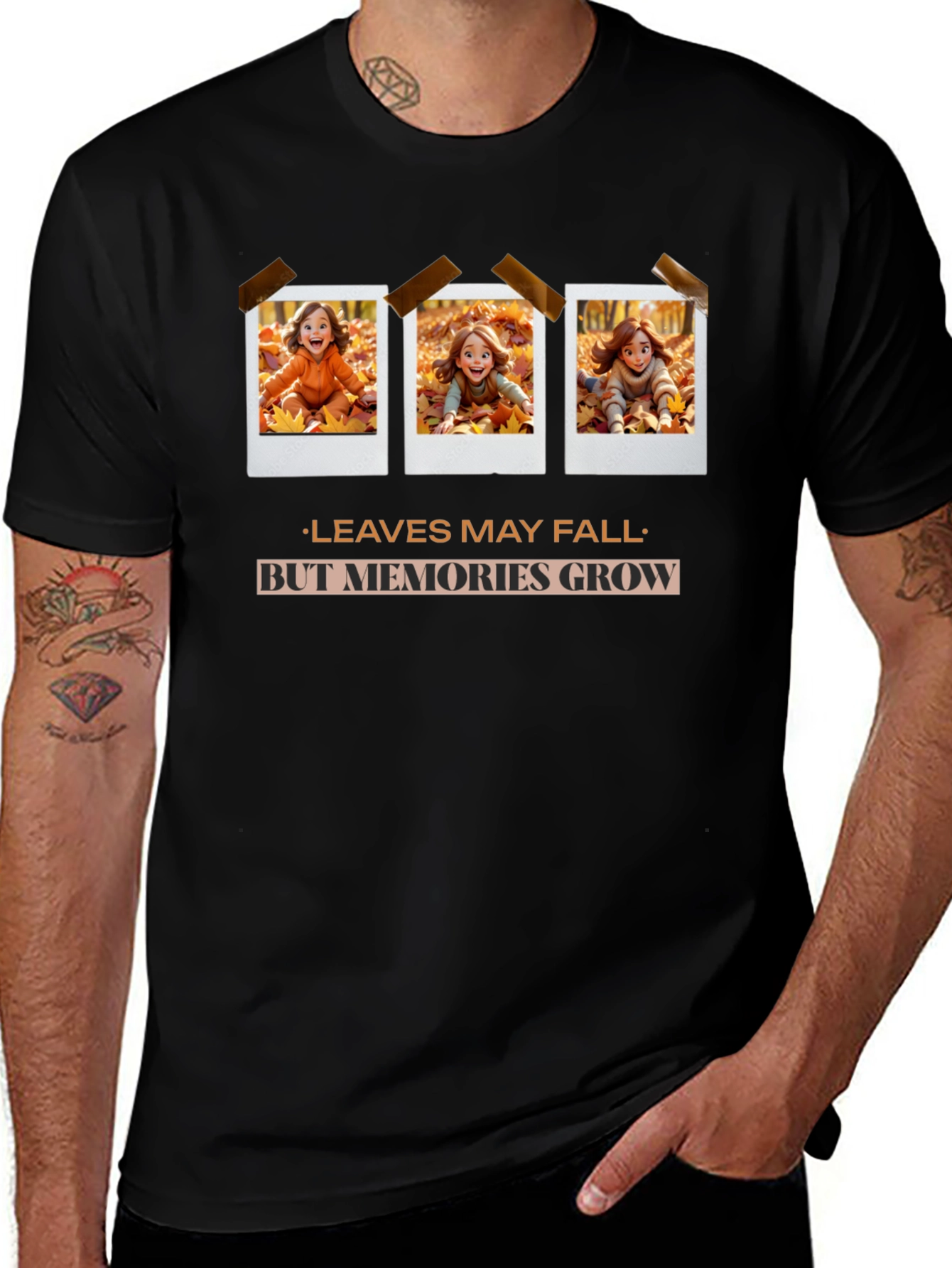 Autumn Memories T-Shirt - Leaves May Fall
