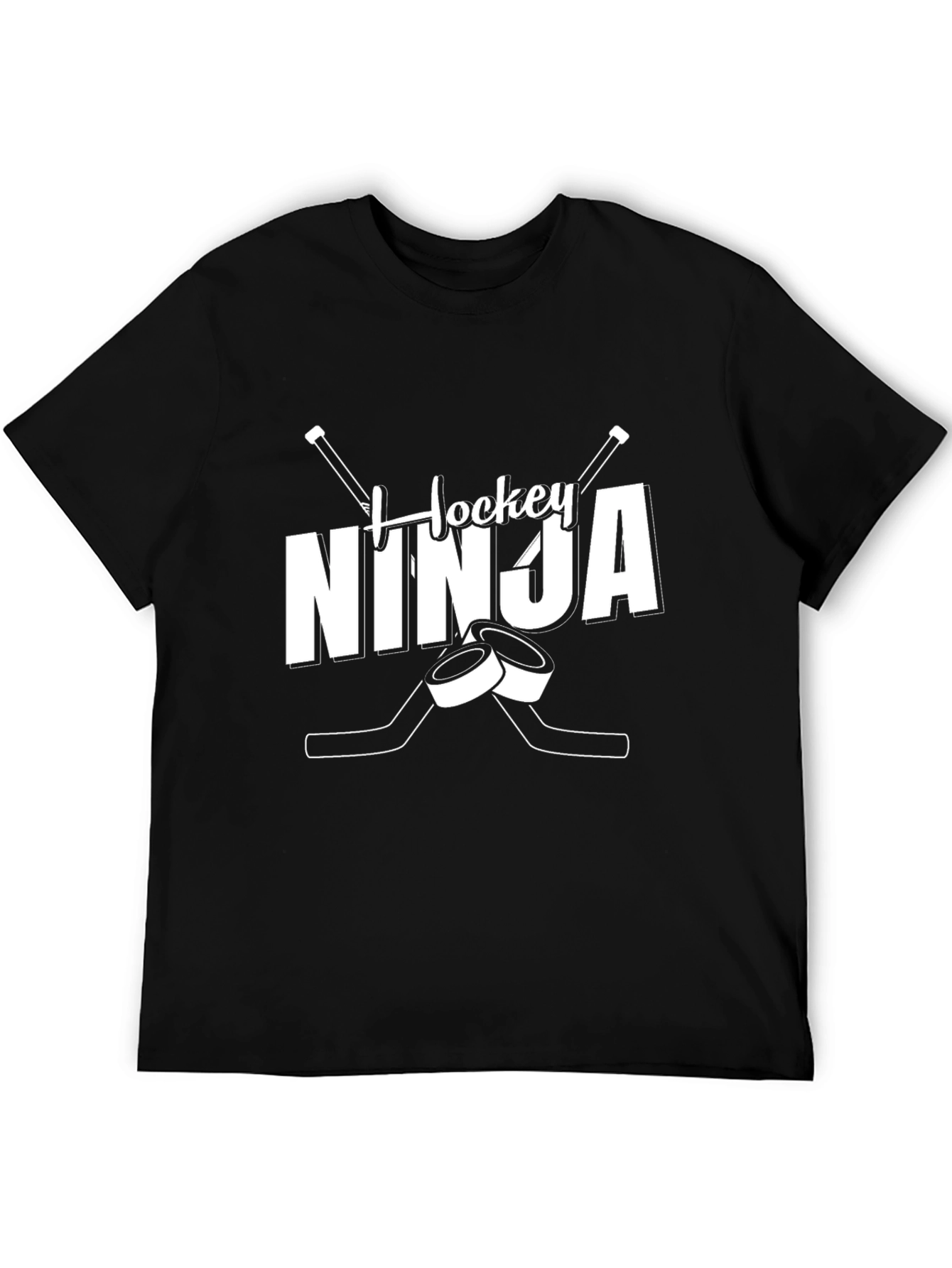 Hockey Ninja Black T-Shirt